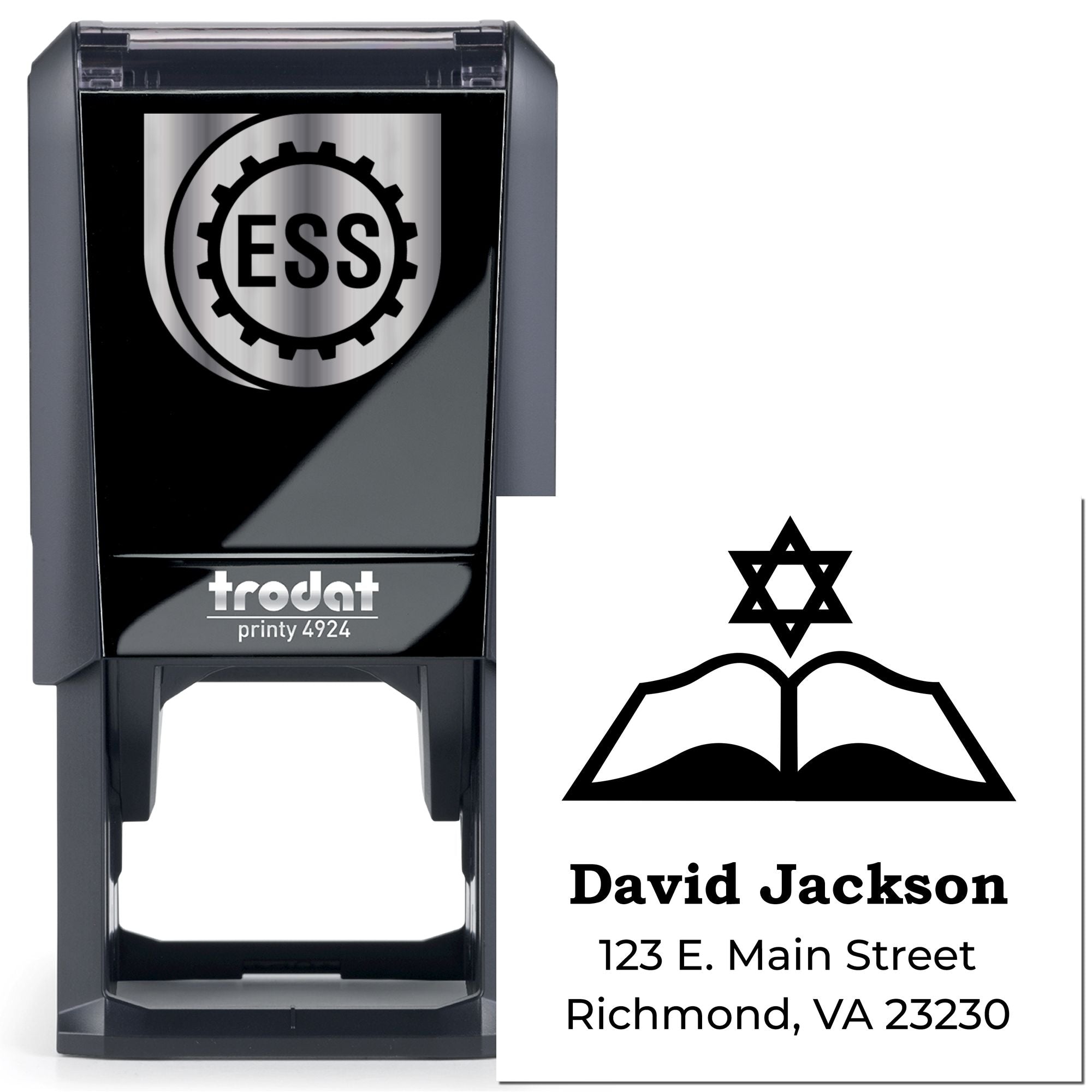 Respected Words Self-Inking Customized Mailing Stamp - Engineer Seal Stamps