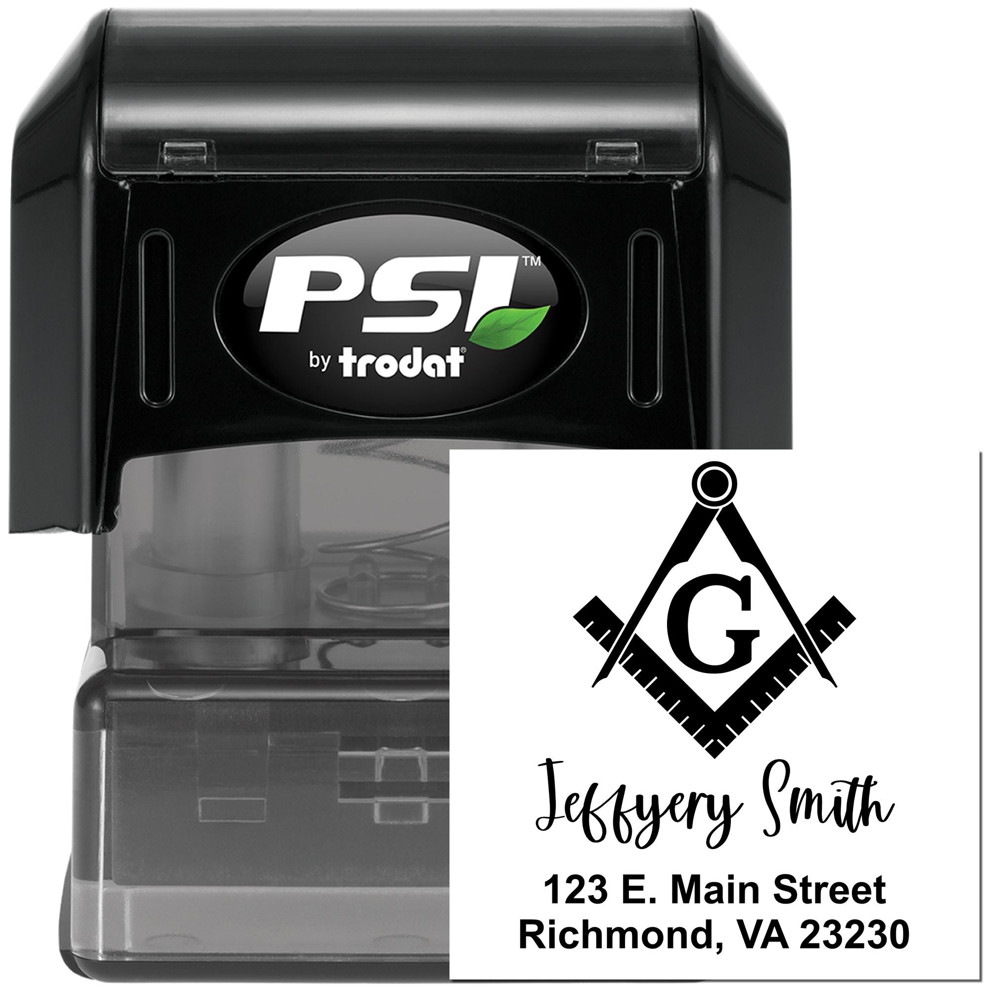 PSI Masonic Eminent Masons Customized New Home Stamper - Engineer Seal Stamps