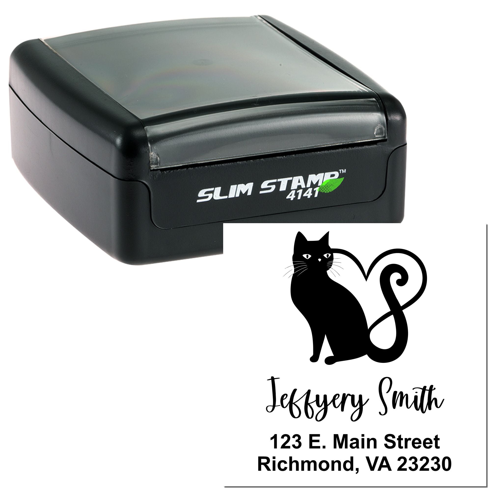Purr-fect Love Return Address Stamp - Engineer Seal Stamps