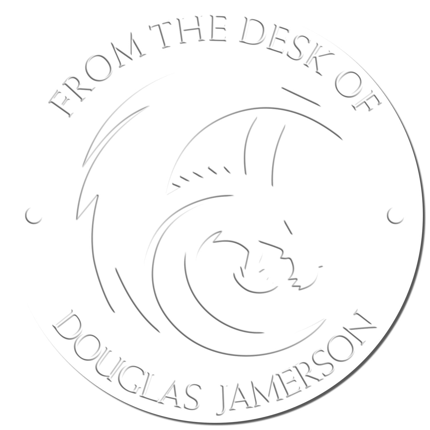 Desk Flame Whisker Personalized Love It Embossing Stamp - Engineer Seal Stamps