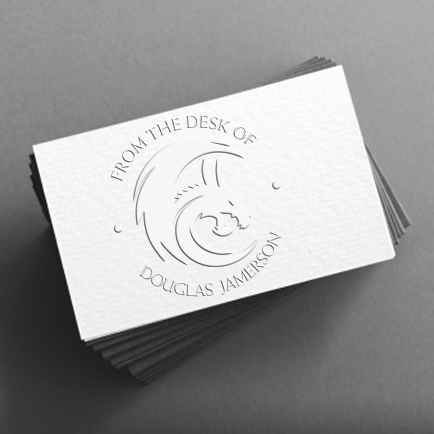 Hybrid Flame Whisker Personalized Book Property Seal Press - Engineer Seal Stamps