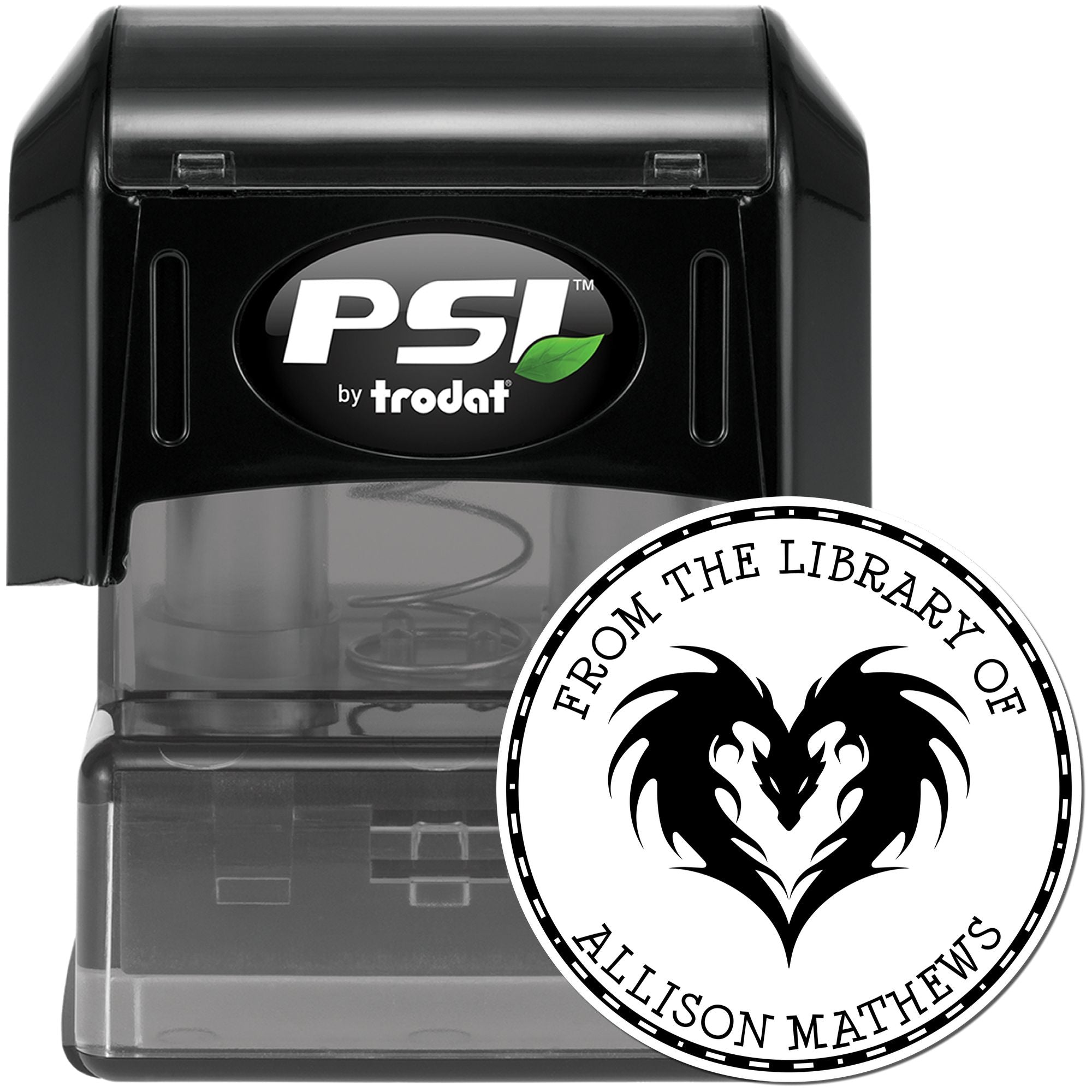 PSI Pre-Inked Mystic Wind Custom Made Read It Love It Stamp - Engineer Seal Stamps