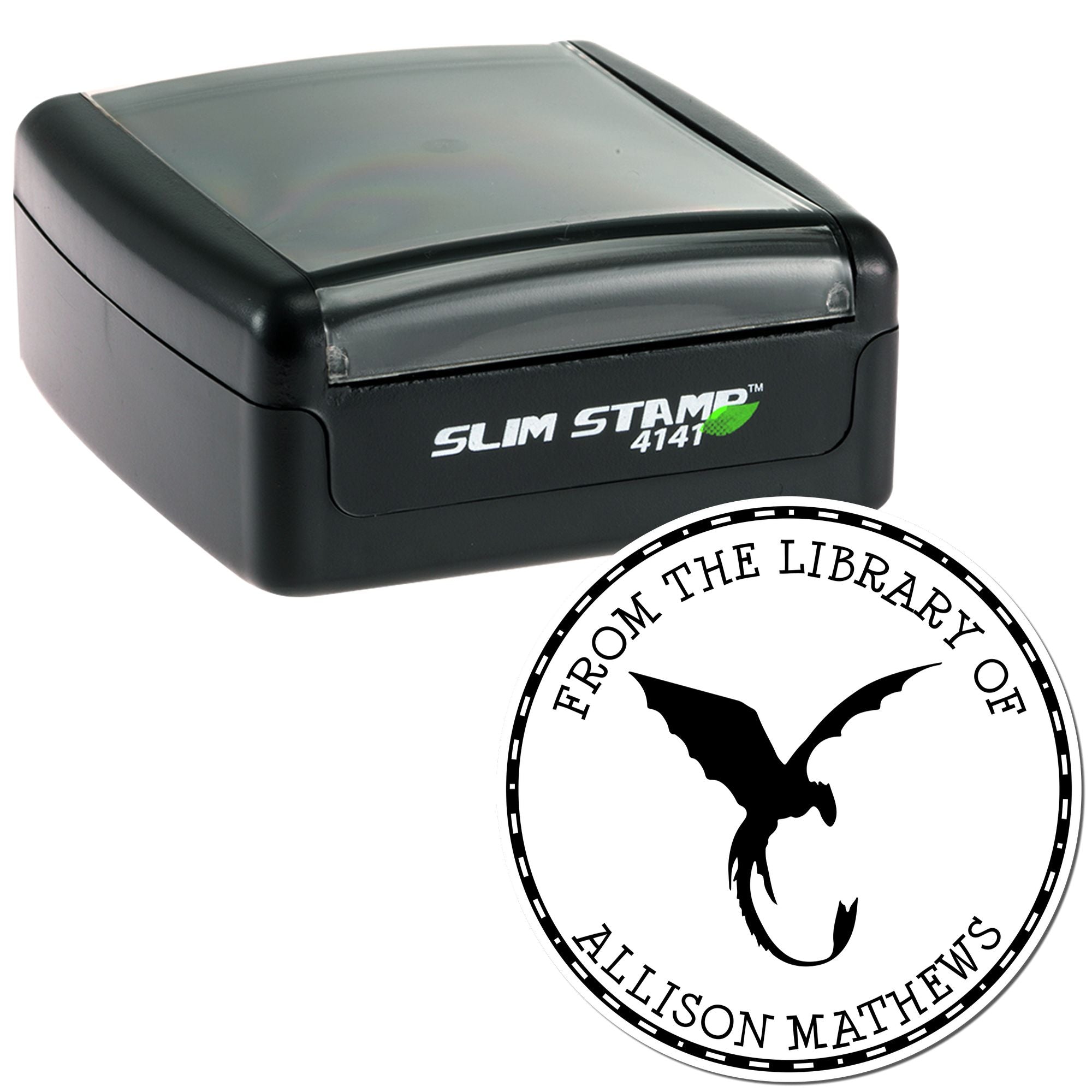 Pre-Inked Frost Breath Personalized Ownership Stamp - Engineer Seal Stamps