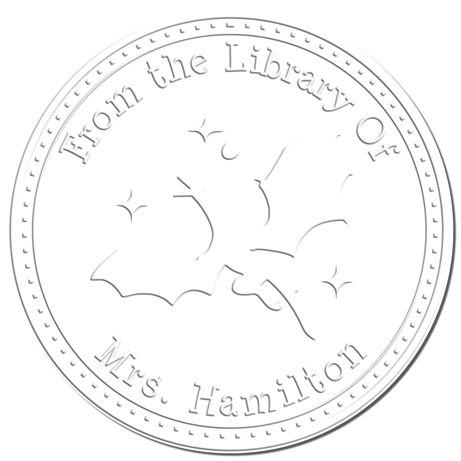 Soft Rune Claw Personalized Book Belongs to Seal Press - Engineer Seal Stamps