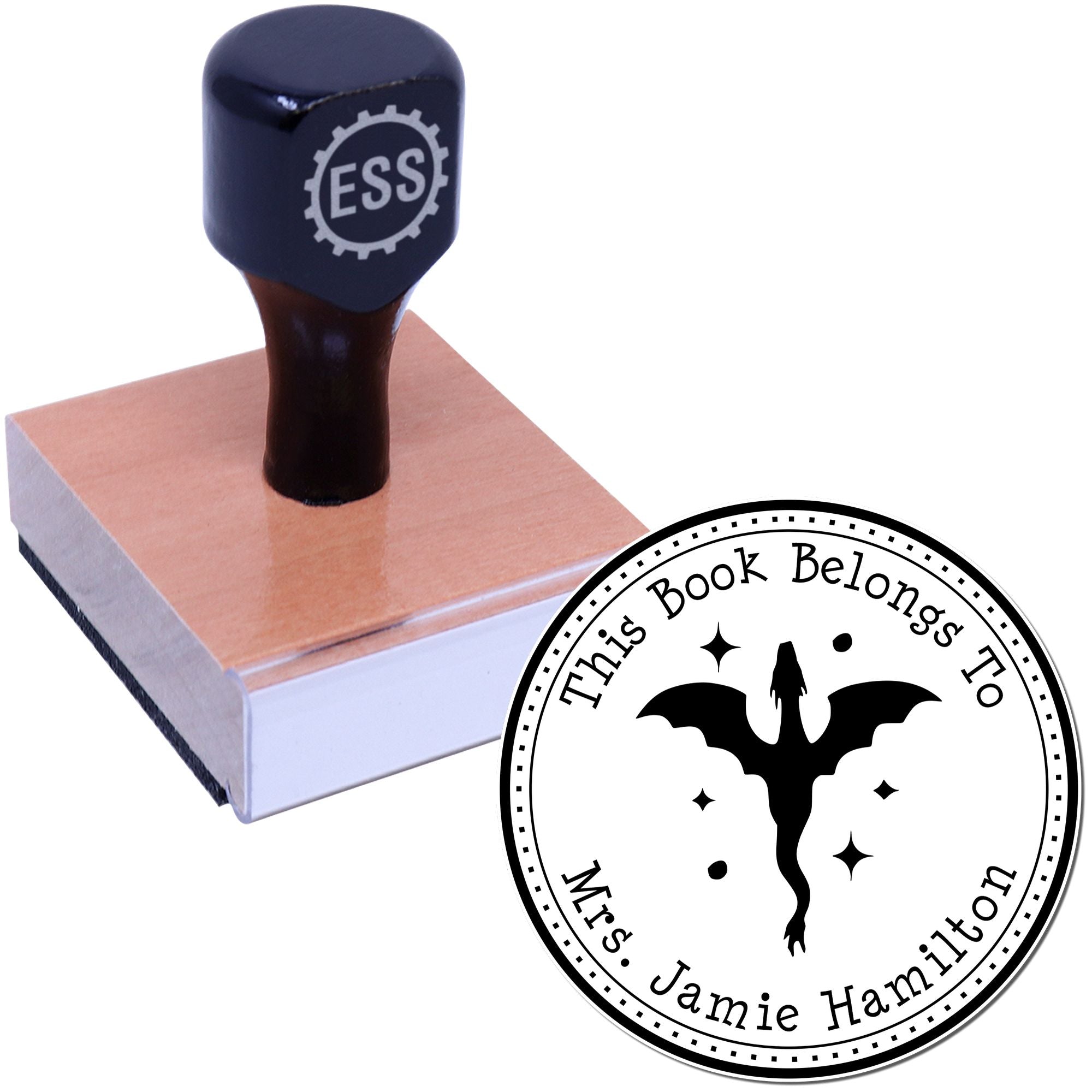 Wood Handle Star Roar Custom From The Library Of Stamp