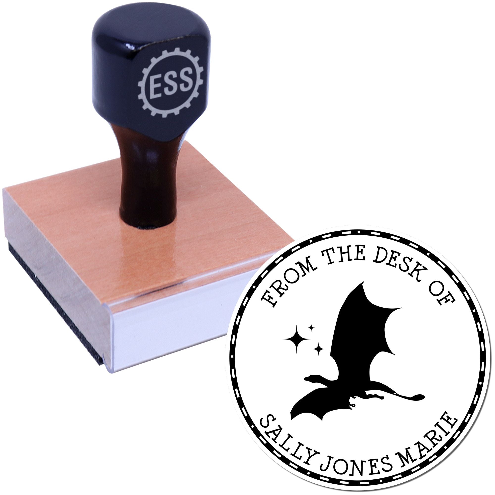 Wood Handle Solar Flare Custom From The Library Of Stamper