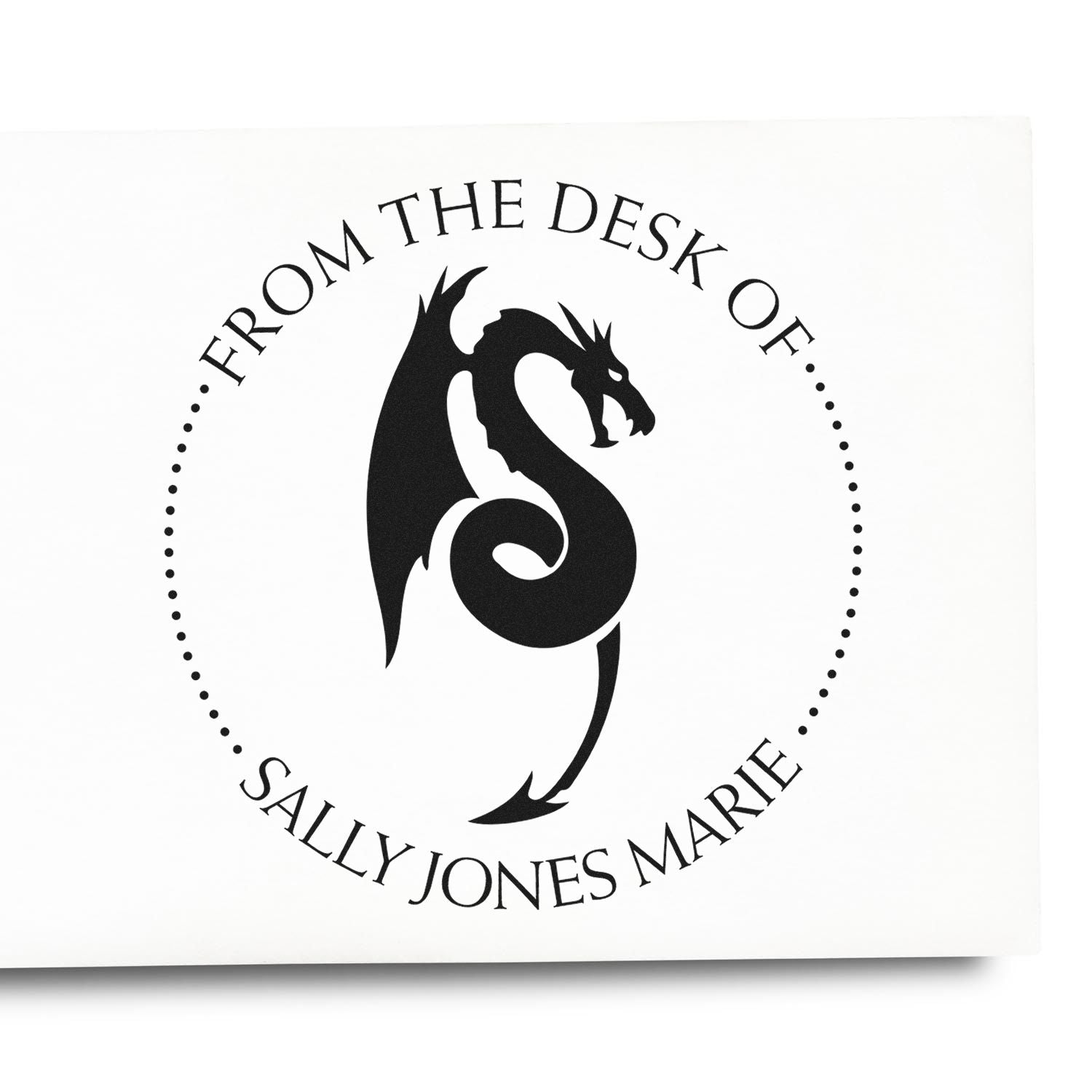 Self-Inking Whisper Wind Custom Made Book Ownership Label Stamp - Engineer Seal Stamps