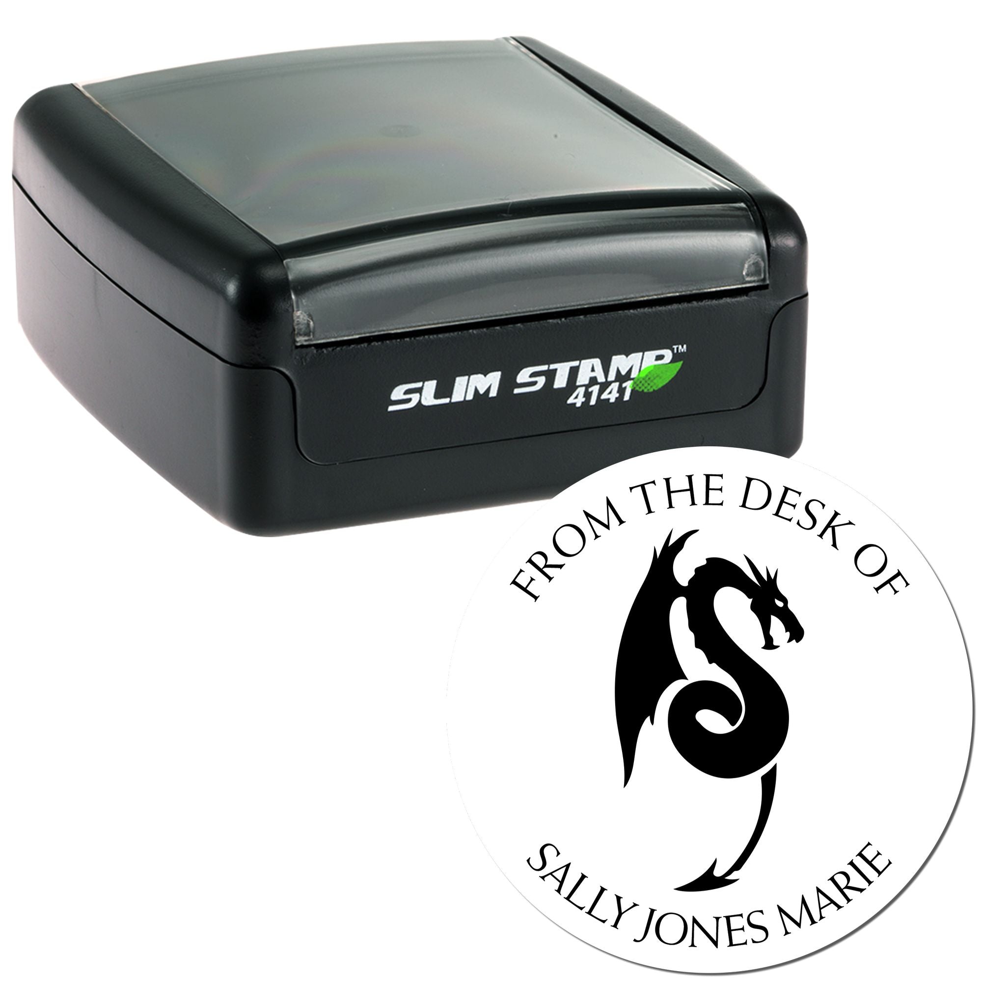 Pre-Inked Whisper Wind Personalized Read It Love It Stamp - Engineer Seal Stamps