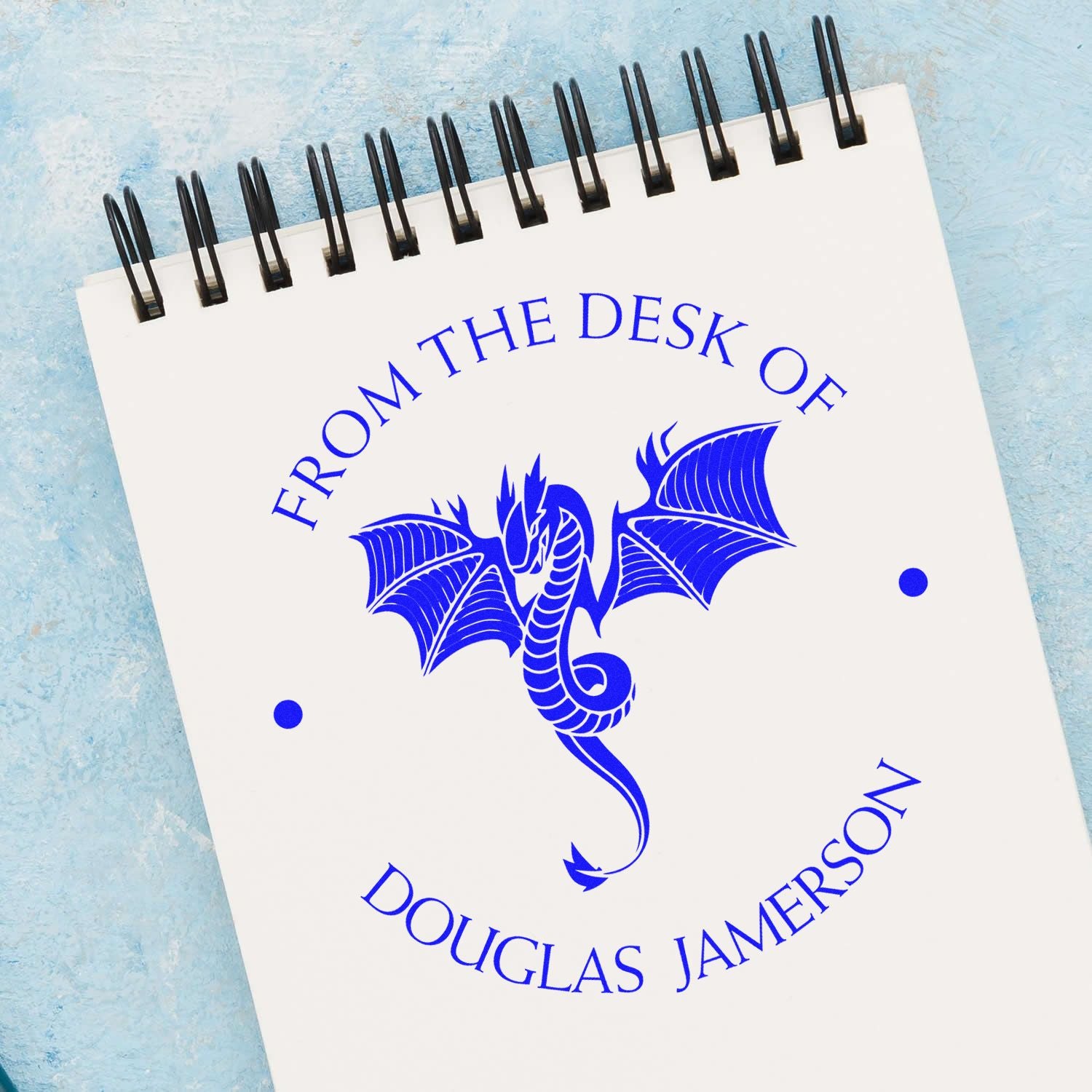 Pre-Inked Rainbow Ridge Personalized Read It Love It Stamper - Engineer Seal Stamps