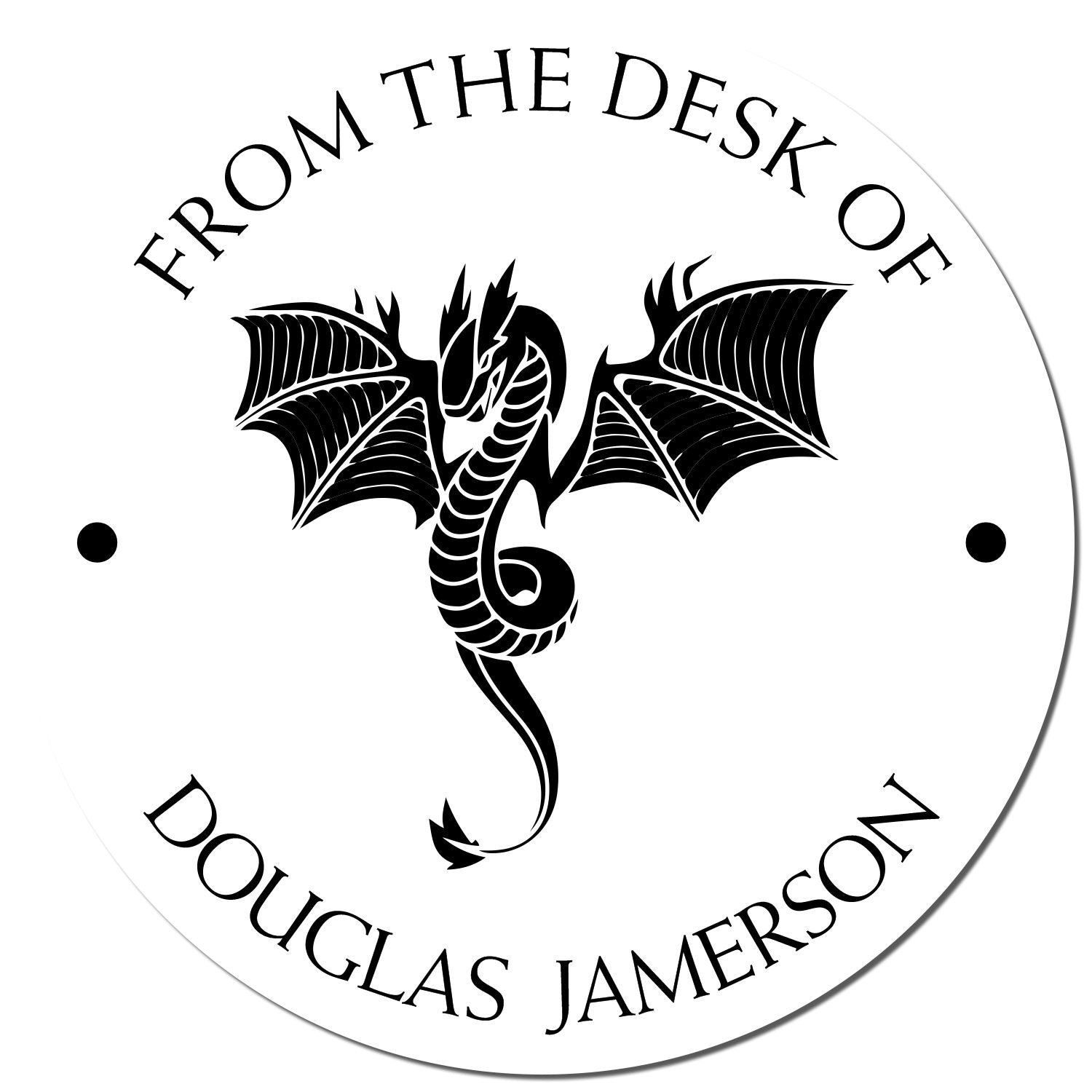 Wood Handle Rainbow Ridge Custom Library Collection Stamper - Engineer Seal Stamps