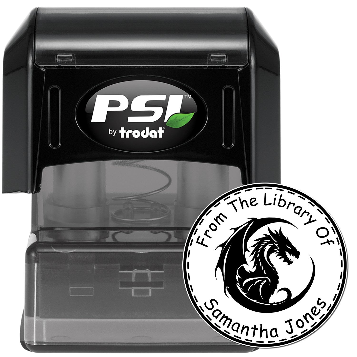 PSI Pre-Inked Shimmer Shade Personalized Book Belongs to Stamp - Engineer Seal Stamps