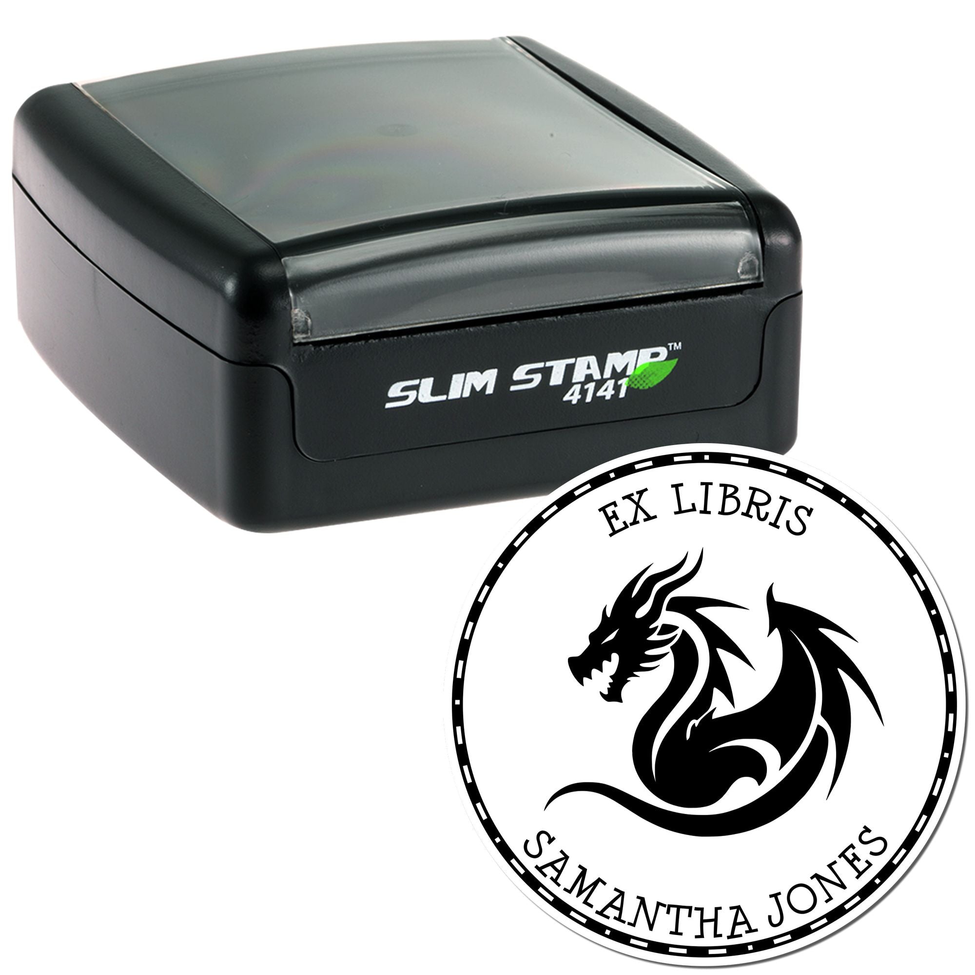 Pre-Inked Frost Fang Personalized This Book Belongs To Stamper - Engineer Seal Stamps