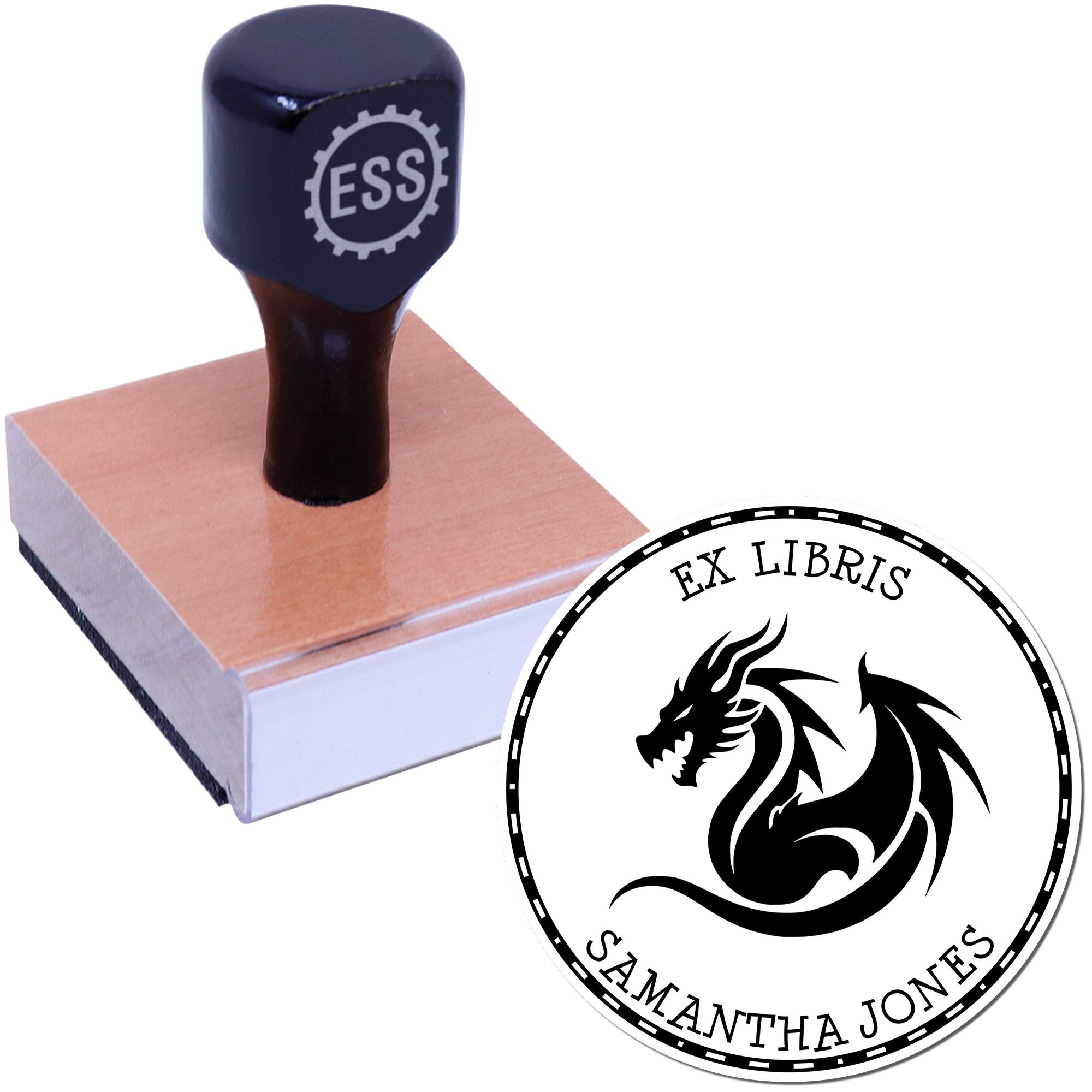 Wood Handle Frost Fang Custom Love It Stamper - Engineer Seal Stamps