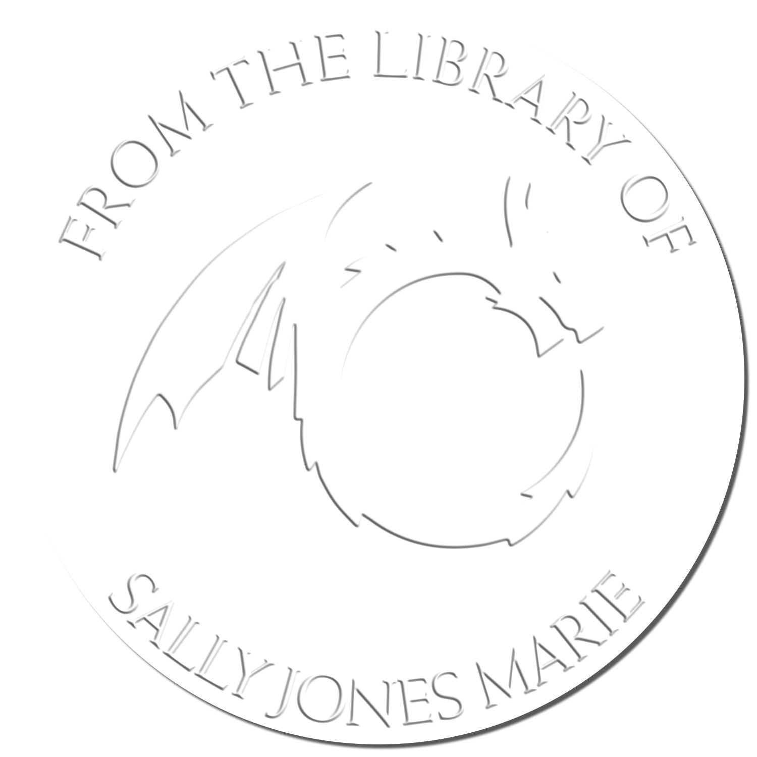 Soft Star Fire Personalized Book Name Embosser - Engineer Seal Stamps