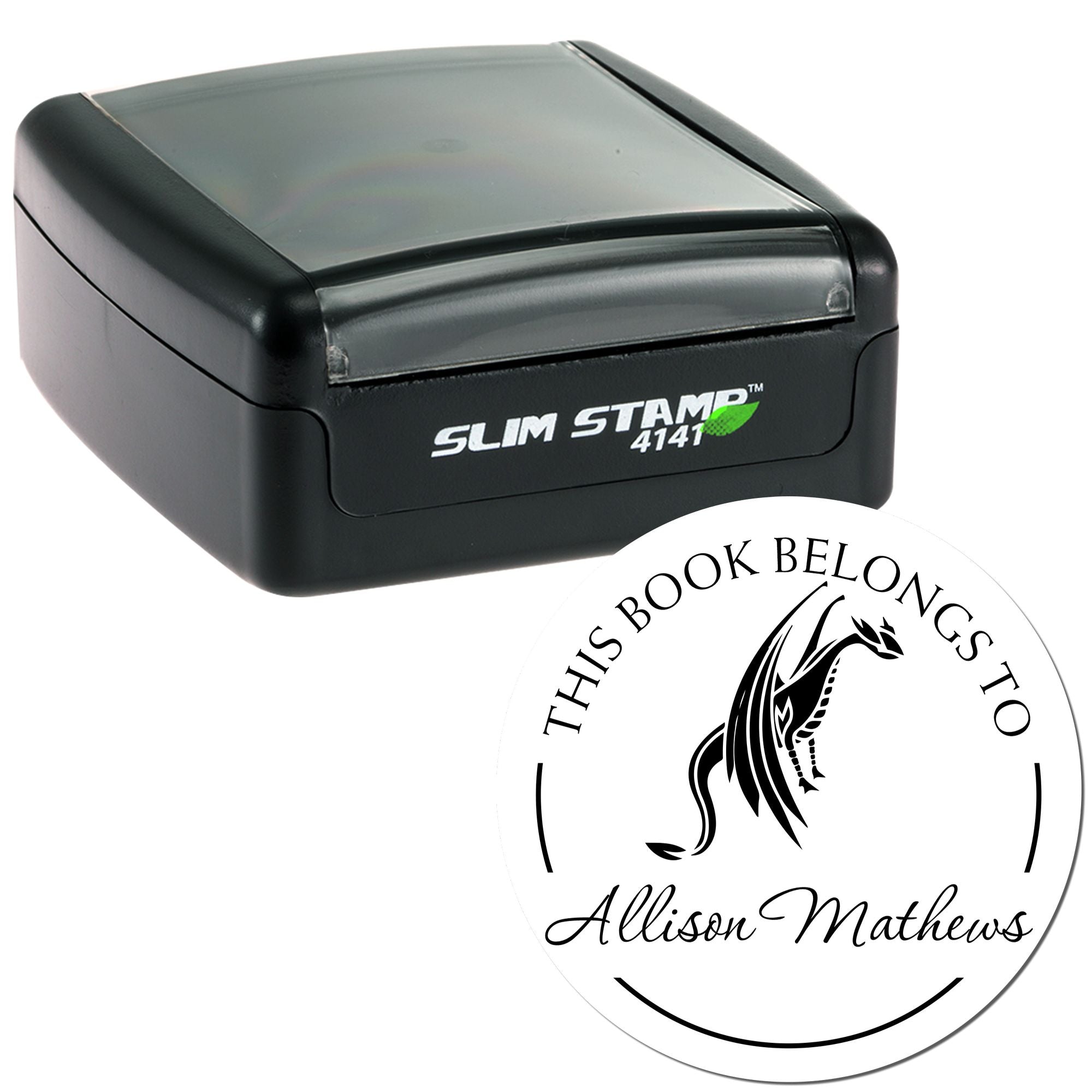 Pre-Inked Sun Spark Customized Book Belongs to Stamp - Engineer Seal Stamps