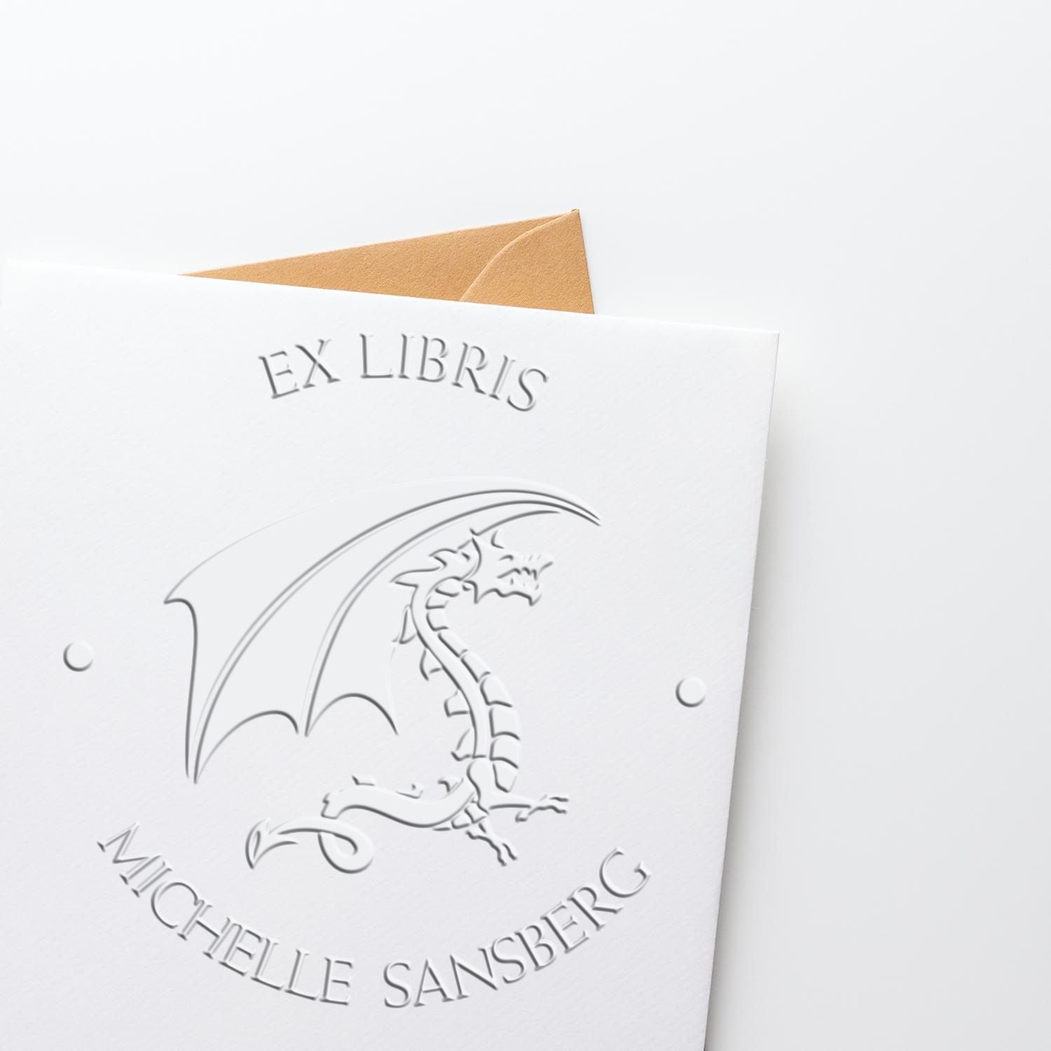 Soft Crystal Gaze Personalized Book Ownership Embosser