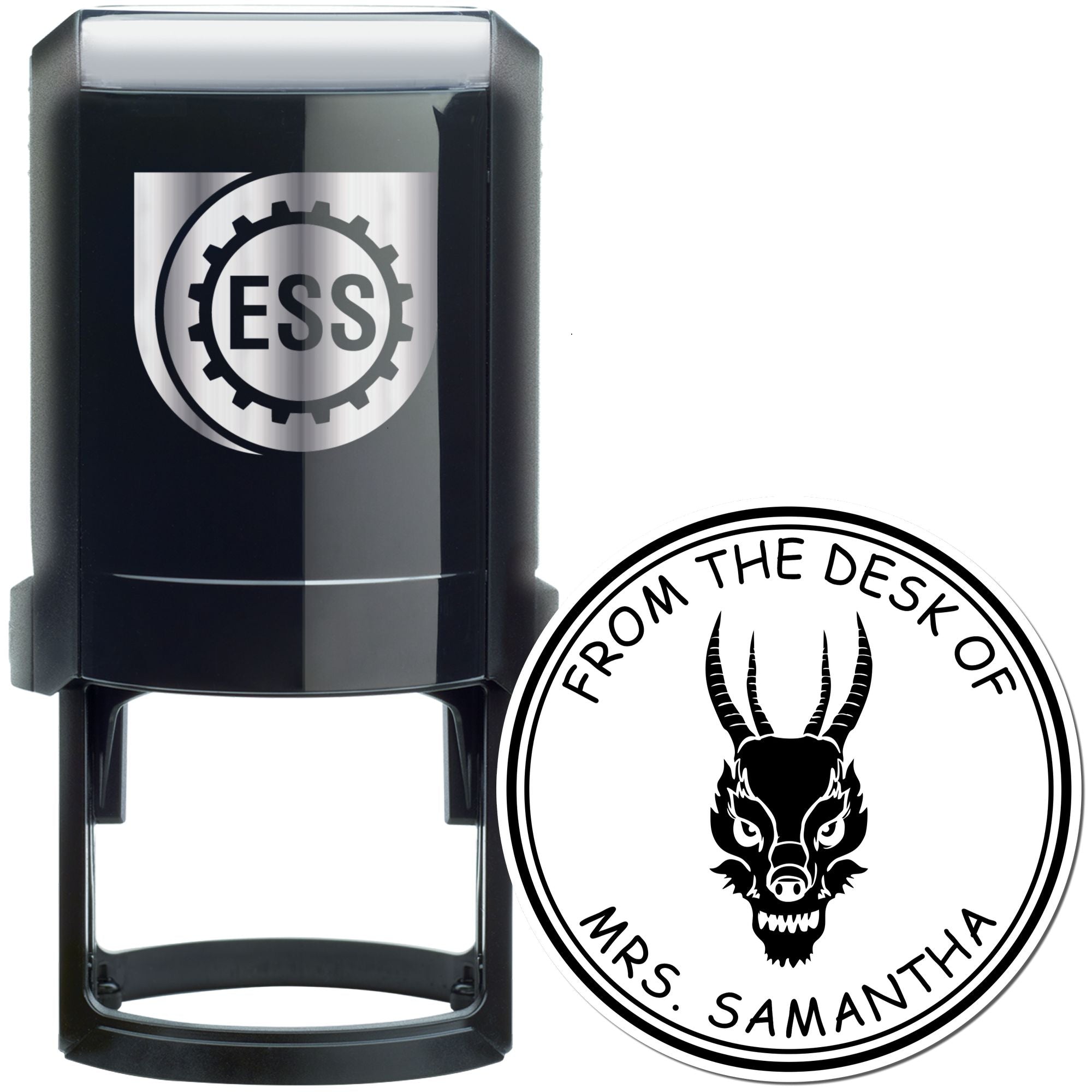 Self-Inking Ocean Roar Custom Made Library Of Stamp - Engineer Seal Stamps