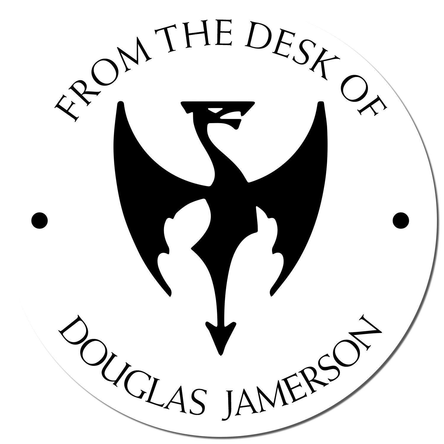 Pre-Inked Lightning Strike Personalized Bookworm Stamp - Engineer Seal Stamps