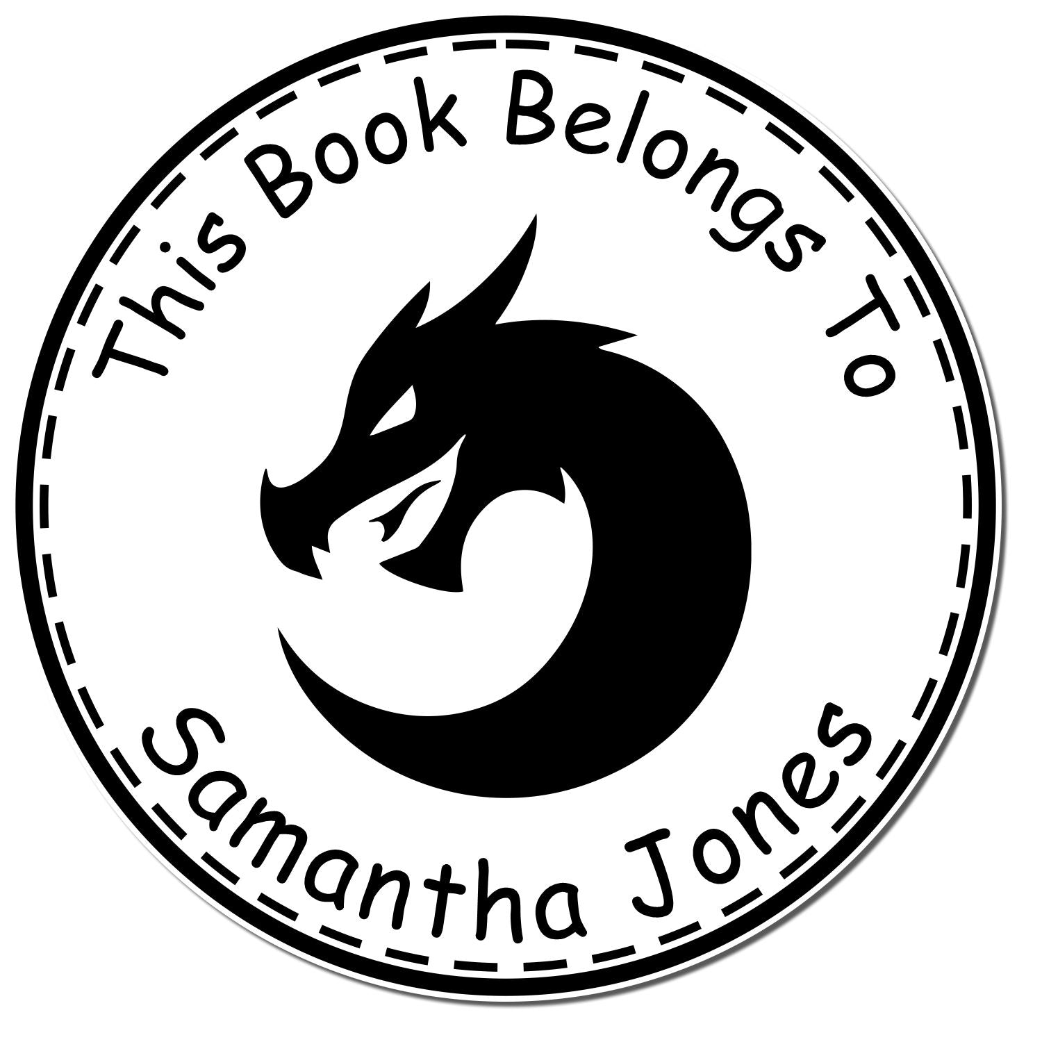 Wood Handle Quake Stomper Custom Bibliophile Stamper - Engineer Seal Stamps