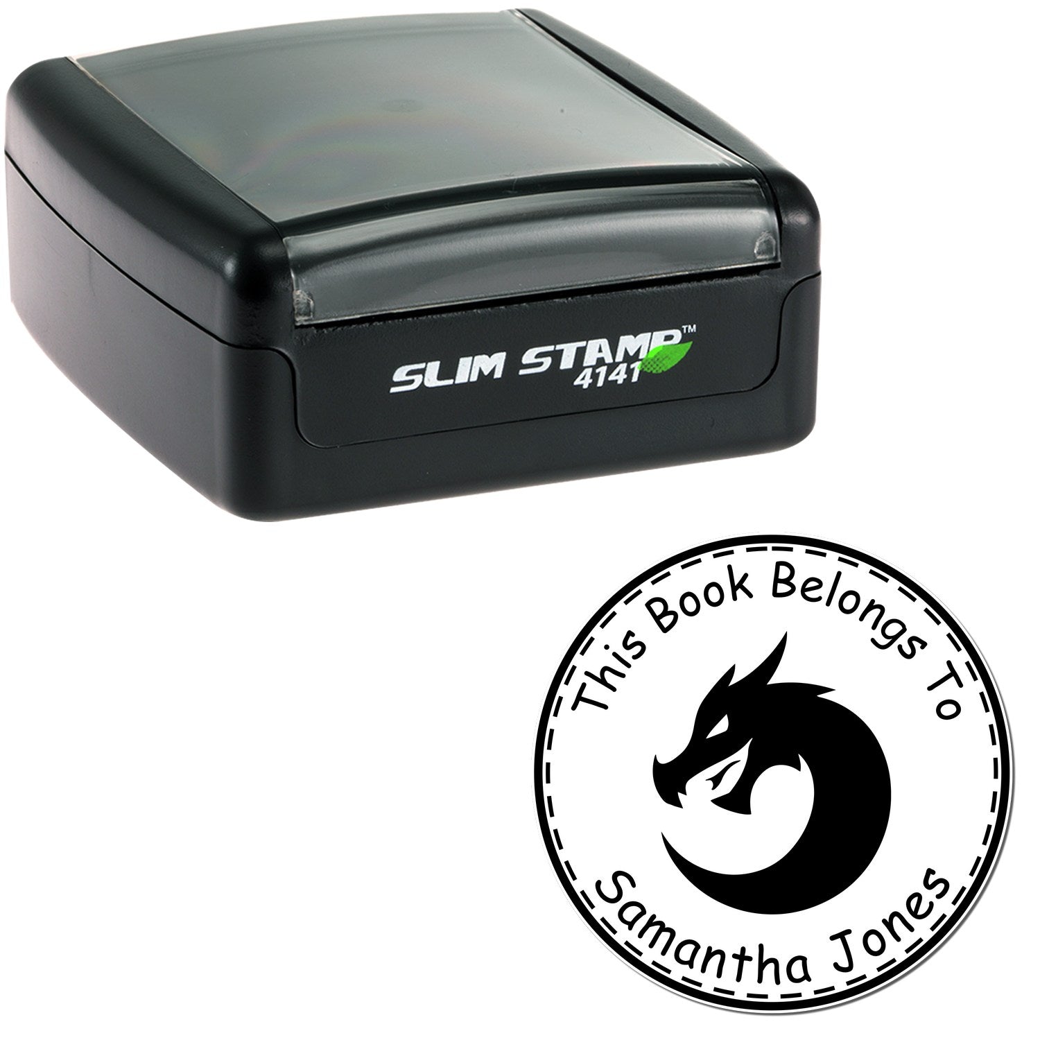 Pre-Inked Quake Stomper Personalized From The Library Of Stamper - Engineer Seal Stamps