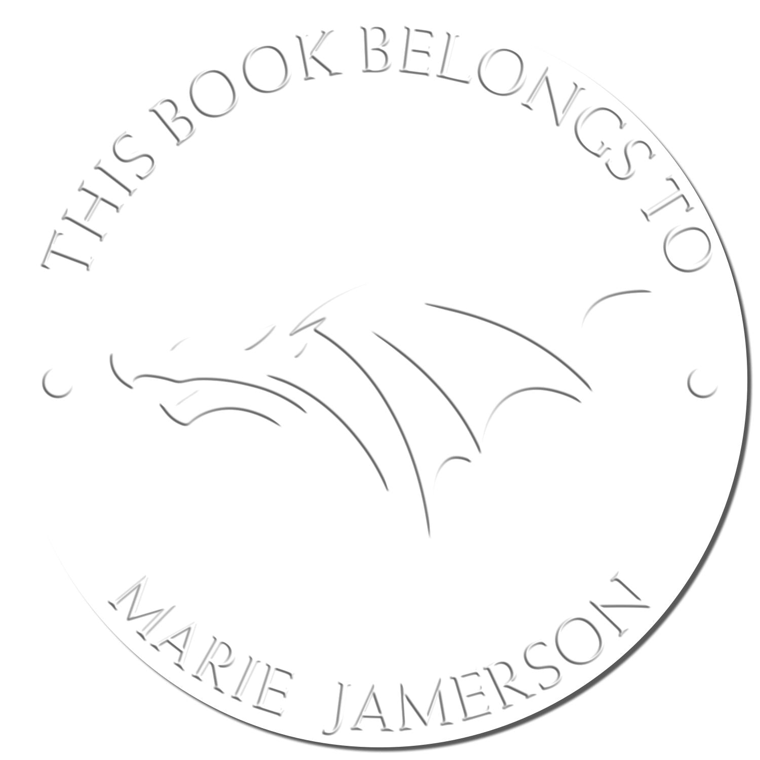 Soft Rainbow Riser Personalized Belongs To Embossing Stamp - Engineer Seal Stamps