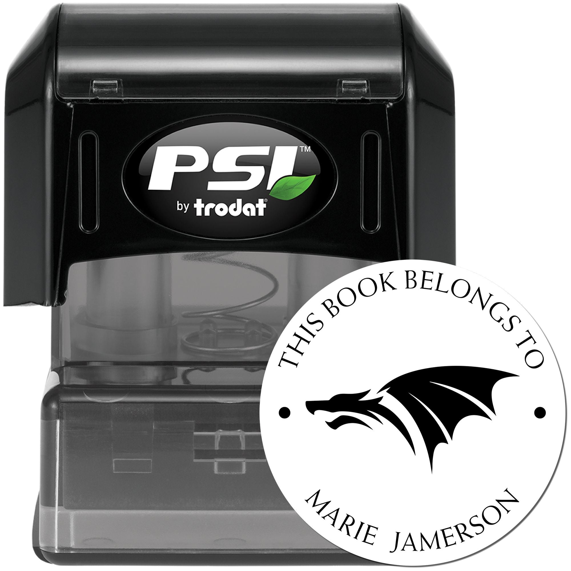 PSI Pre-Inked Rainbow Riser Custom Made Name Stamper - Engineer Seal Stamps