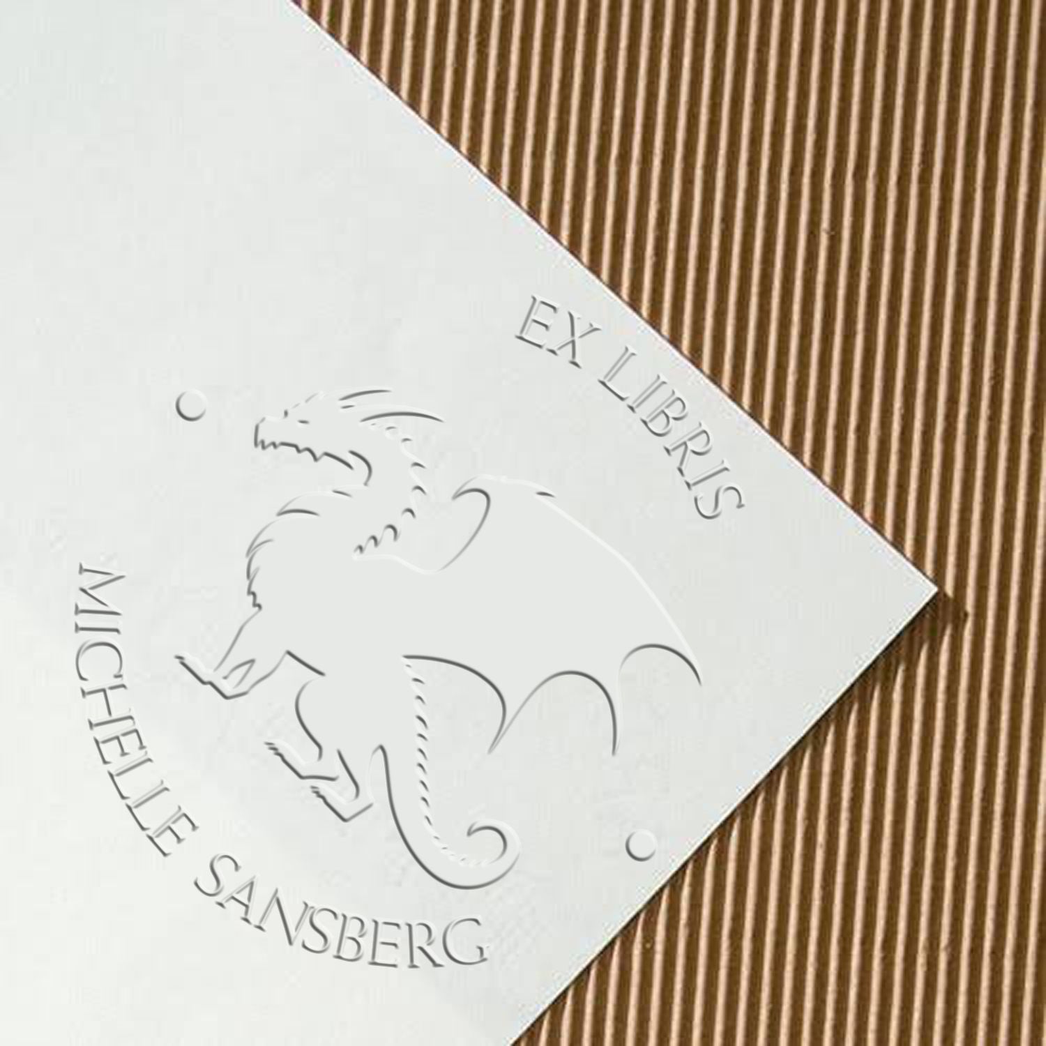 Soft Solar Twister Personalized Belongs To Paper Embosser - Engineer Seal Stamps