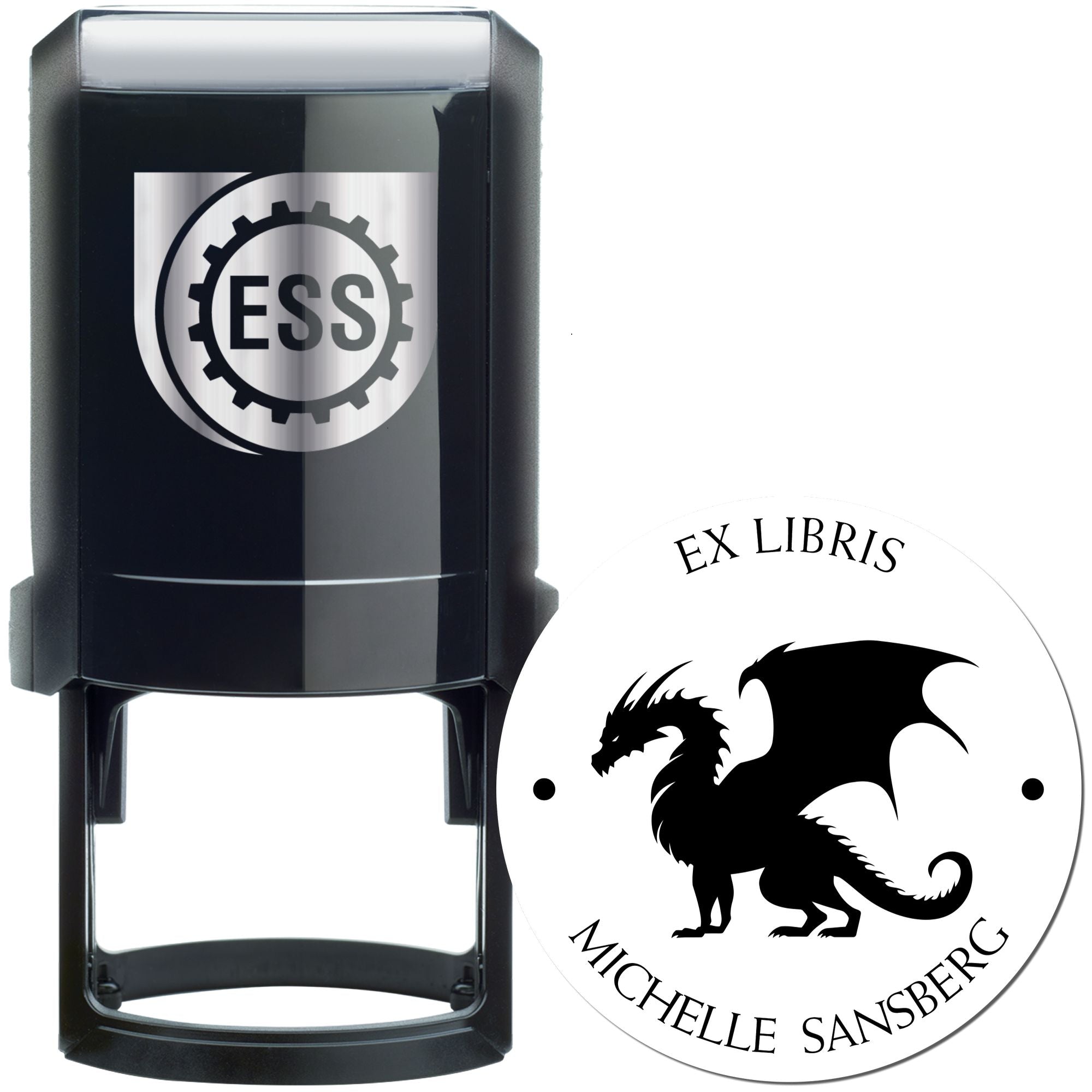 Self-Inking Solar Twister Custom Read It Love It Return It Stamp - Engineer Seal Stamps