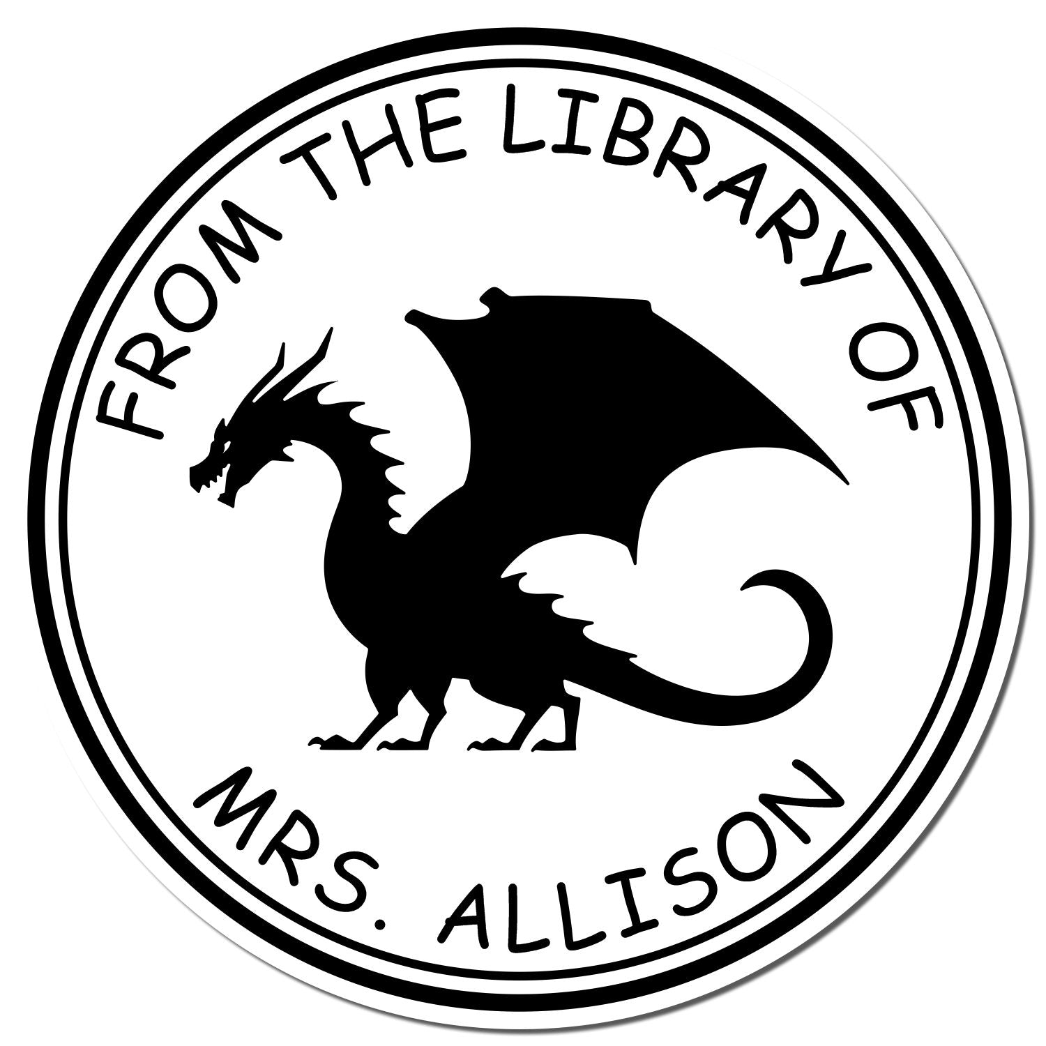 PSI Pre-Inked Galaxy Glider Custom Made Name Inscription Stamper - Engineer Seal Stamps