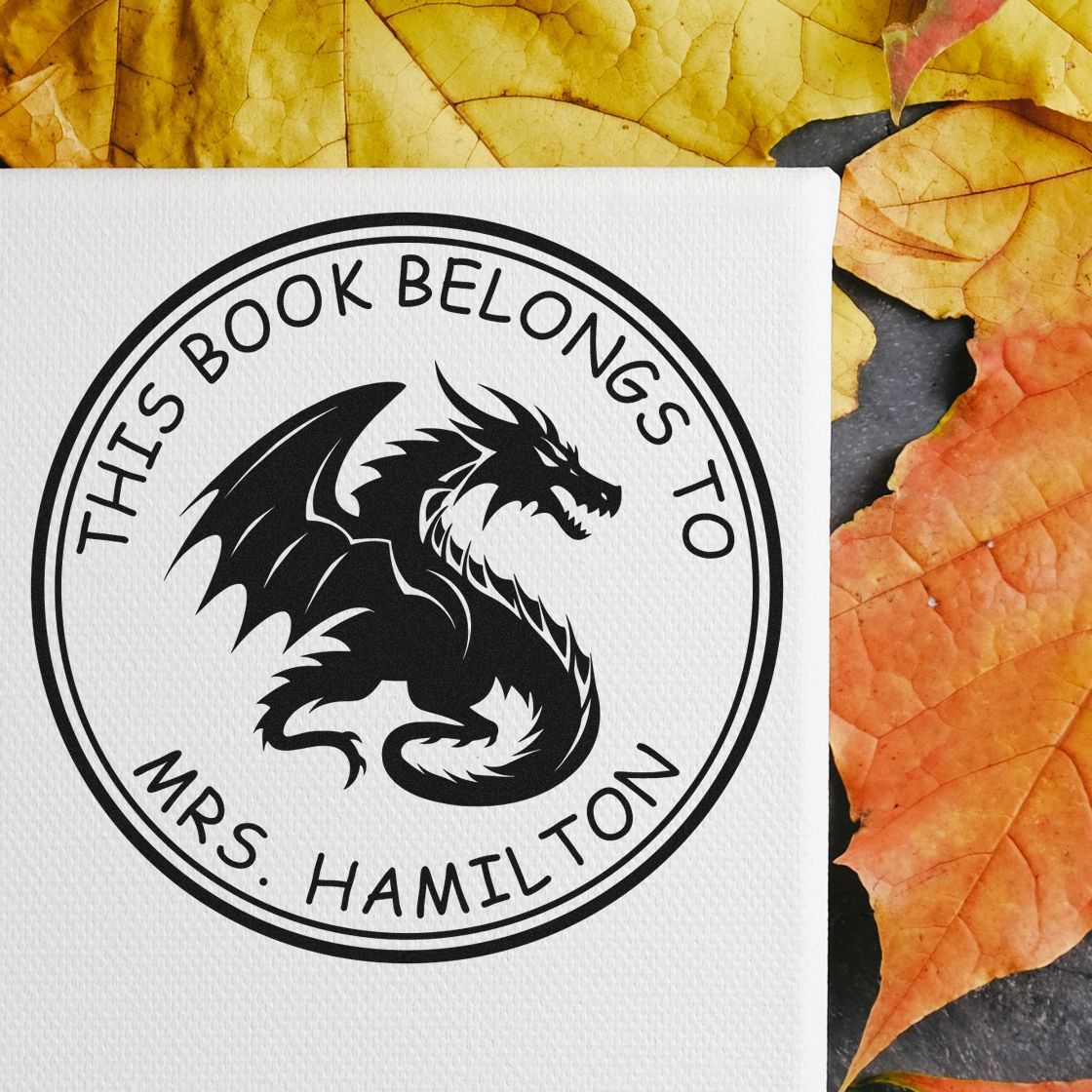 Self-Inking Nebula Snarl Custom Reader Stamper - Engineer Seal Stamps