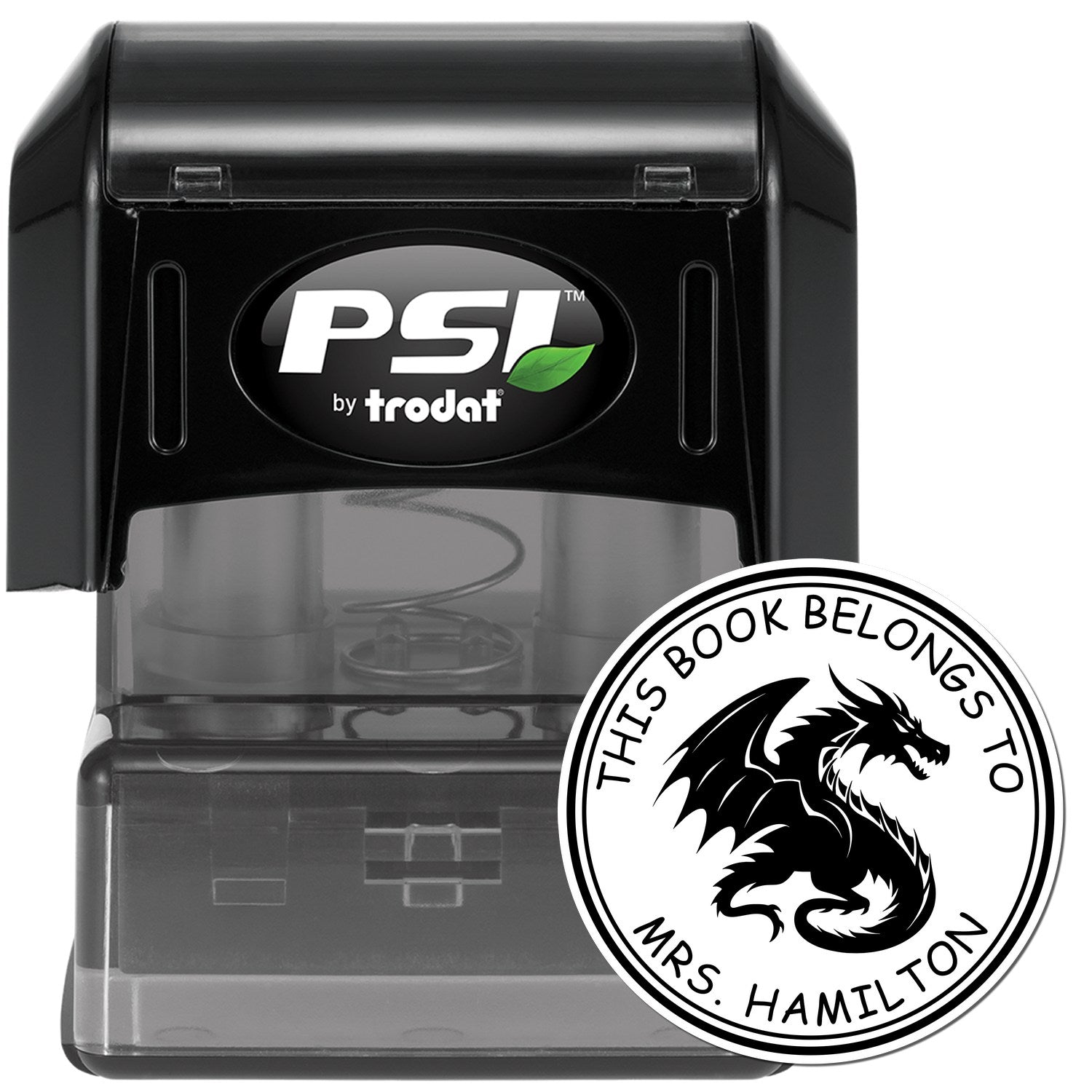 PSI Pre-Inked Nebula Snarl Custom Made Ownership Stamper - Engineer Seal Stamps