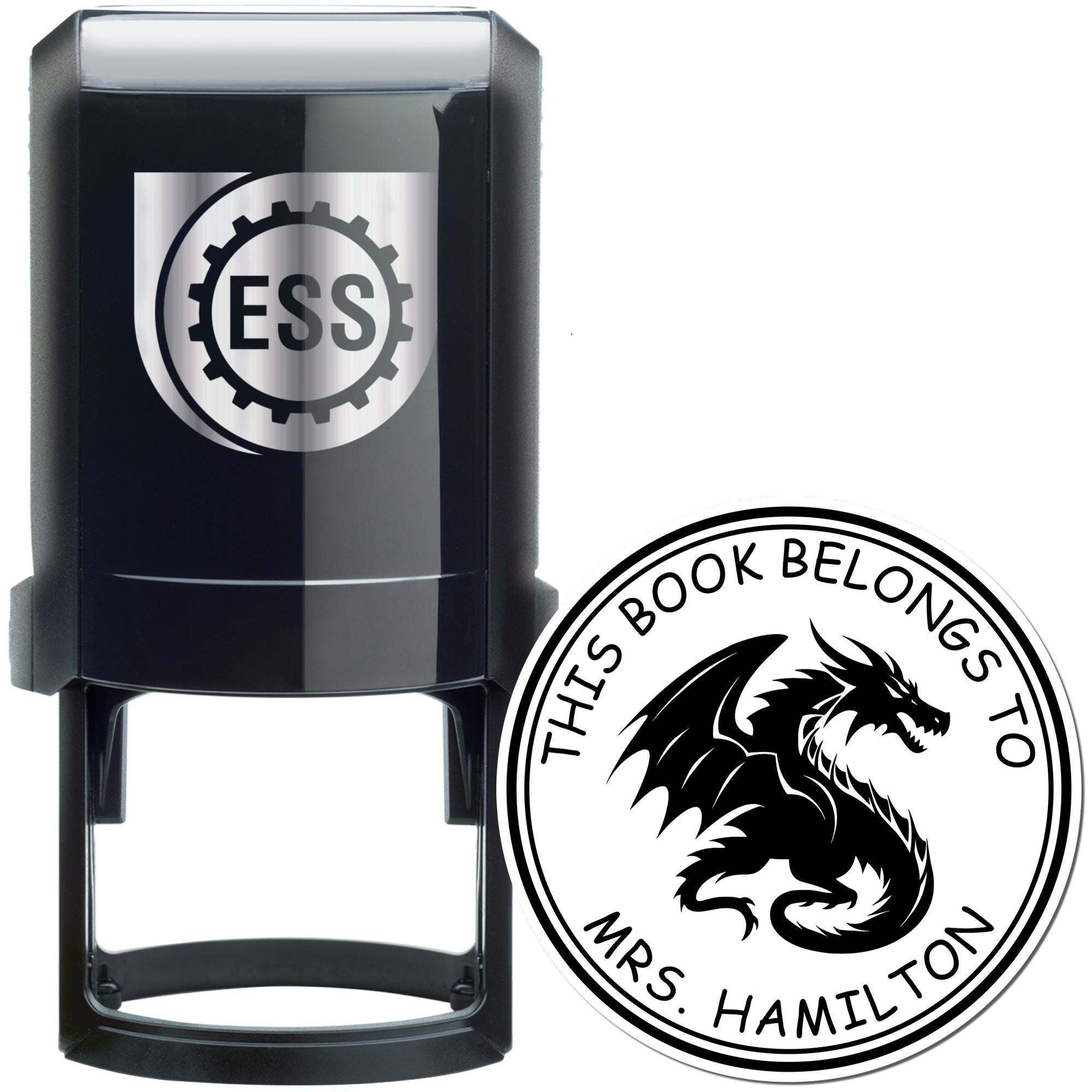 Self-Inking Nebula Snarl Custom Reader Stamper - Engineer Seal Stamps