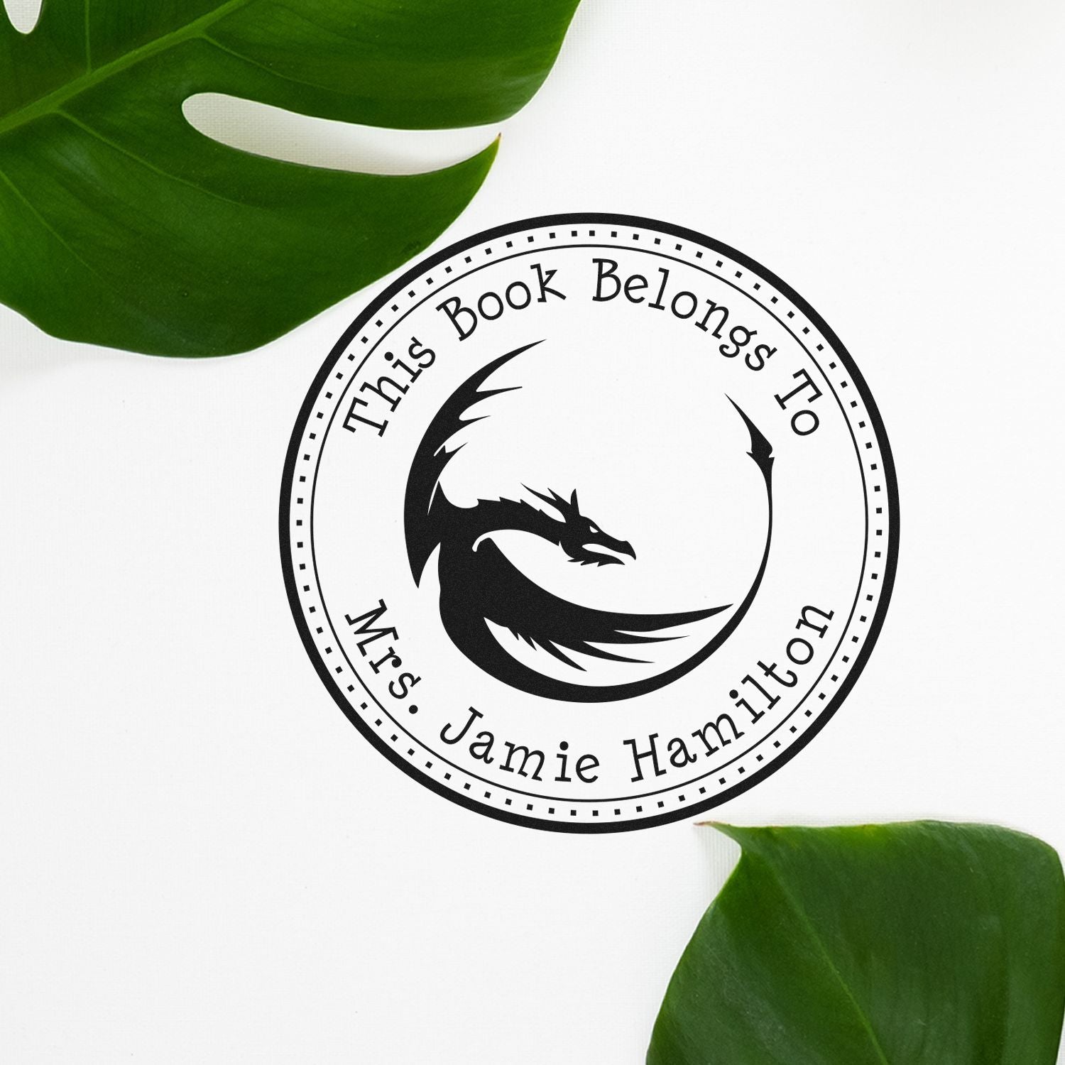 Pre-Inked Celestial Scale Personalized Library Of Stamper - Engineer Seal Stamps