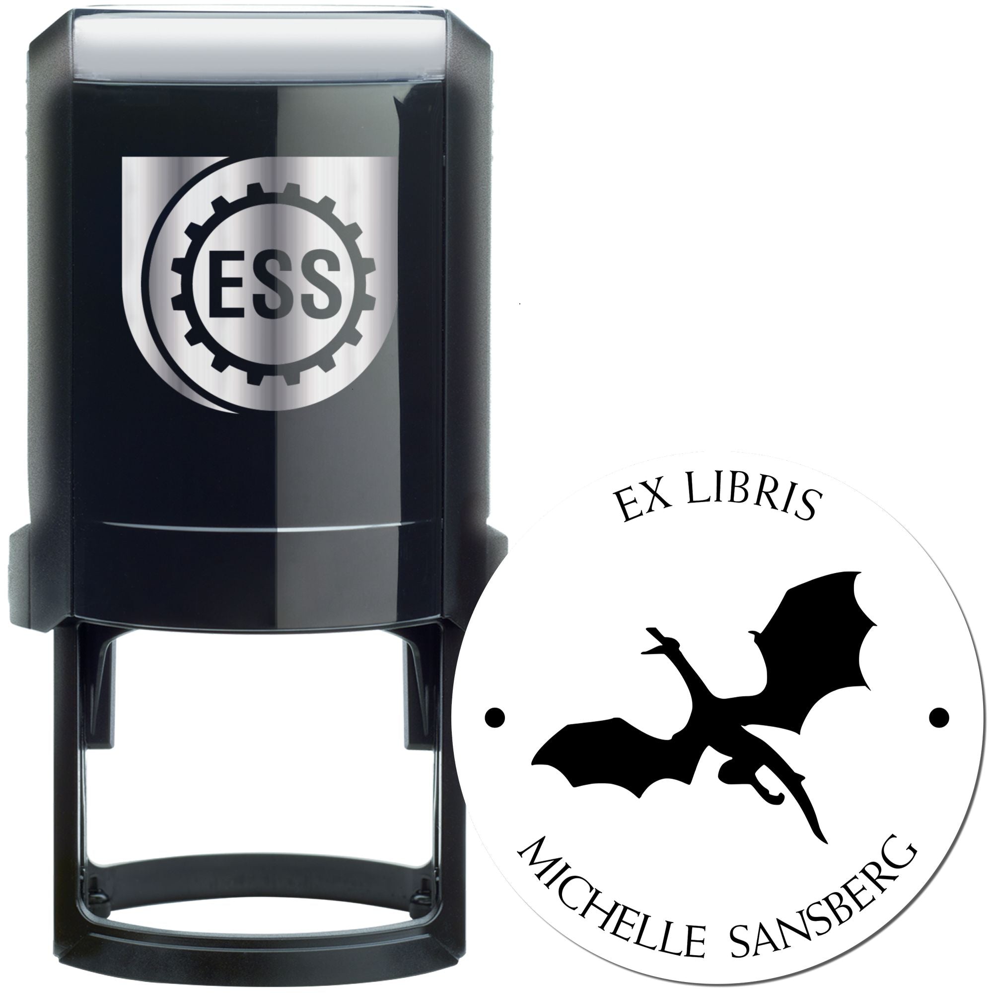 Self-Inking Pulsar Plume Custom Made Belongs To Stamp - Engineer Seal Stamps