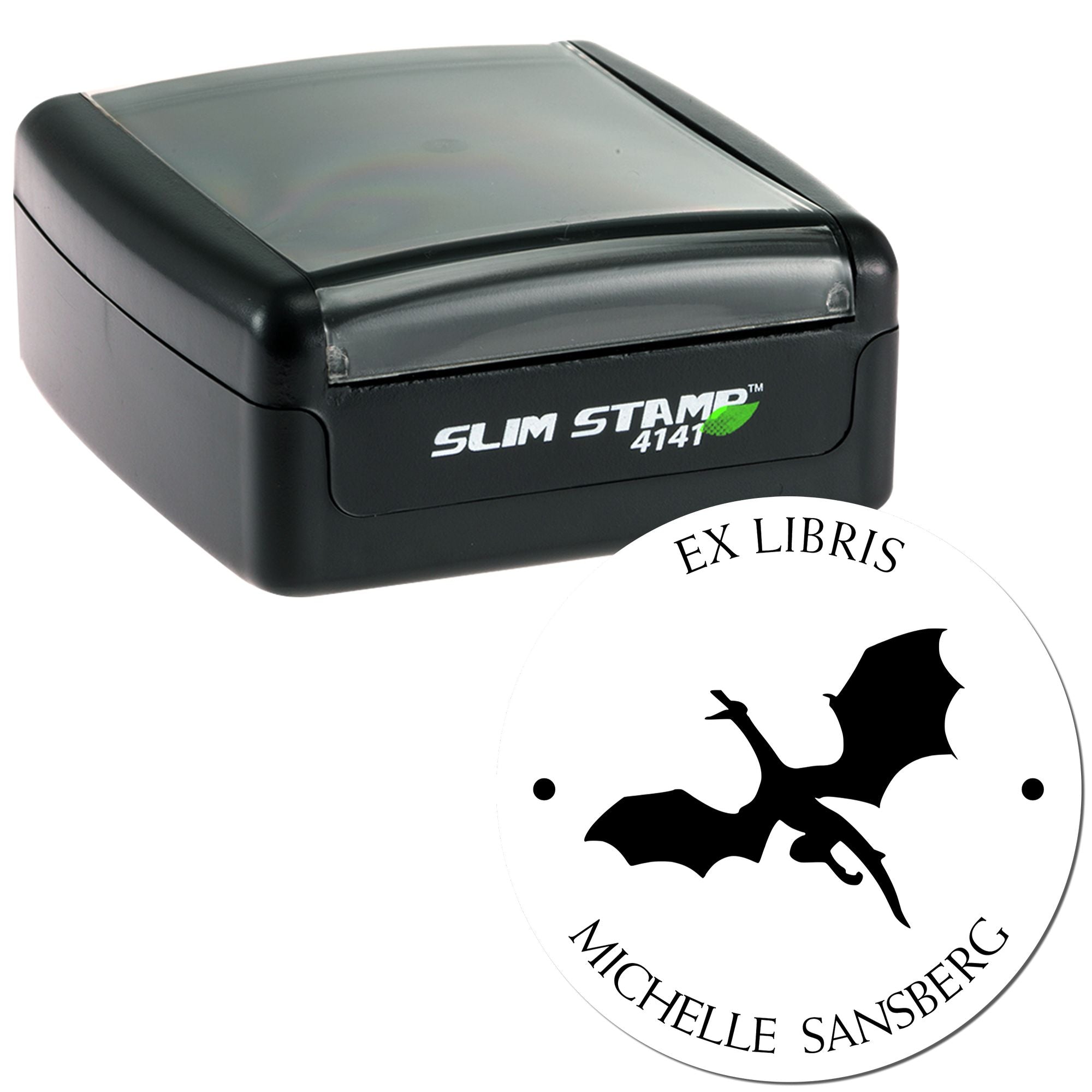 Pre-Inked Pulsar Plume Personalized Love It Stamp - Engineer Seal Stamps