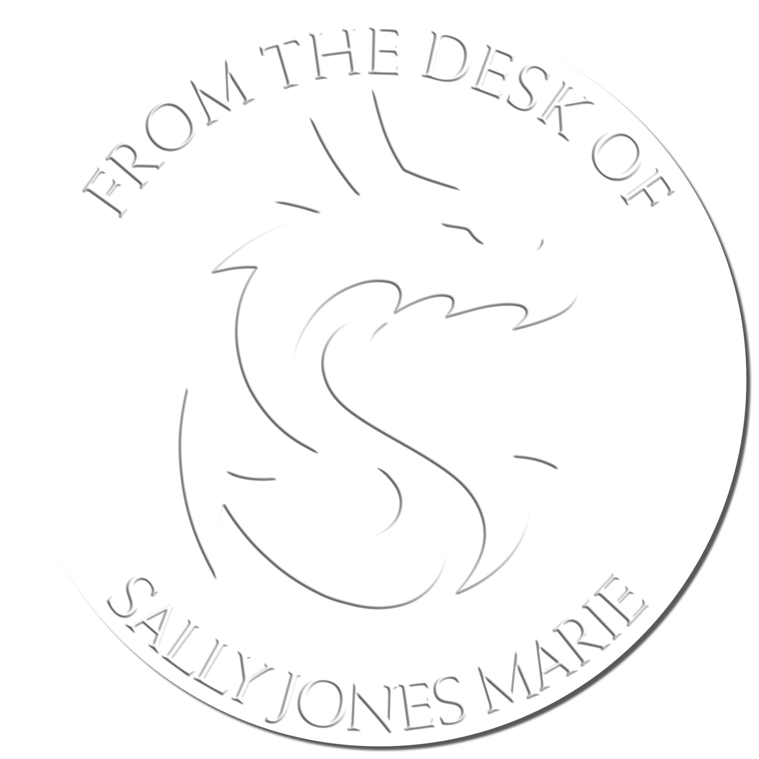 Desk Ether Claw Personalized Bibliophile Embosser - Engineer Seal Stamps