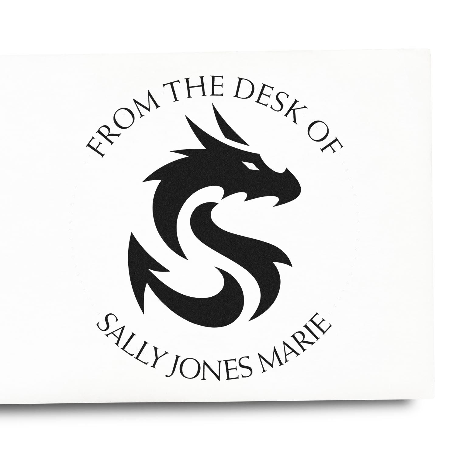 Self-Inking Ether Claw Custom Made Belongs To Stamper - Engineer Seal Stamps