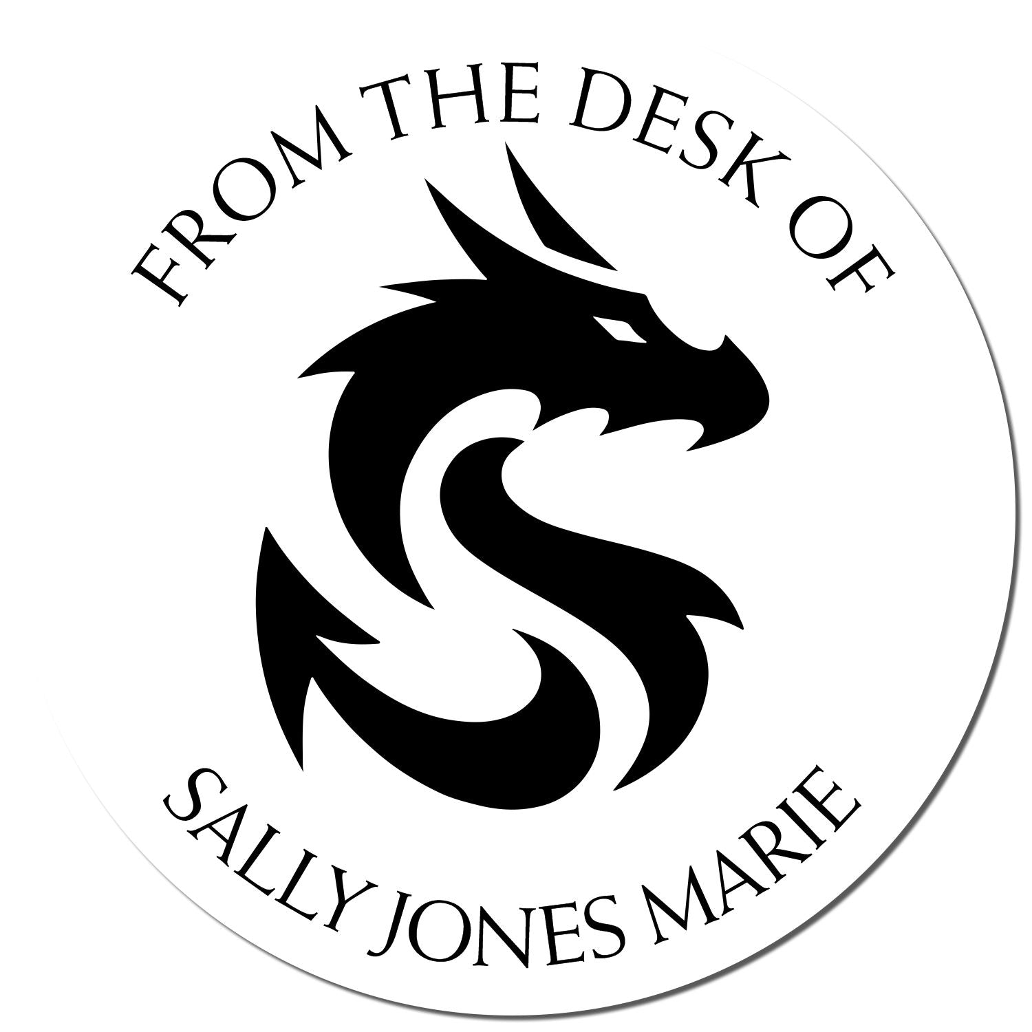 Pre-Inked Ether Claw Personalized Love It Stamper - Engineer Seal Stamps