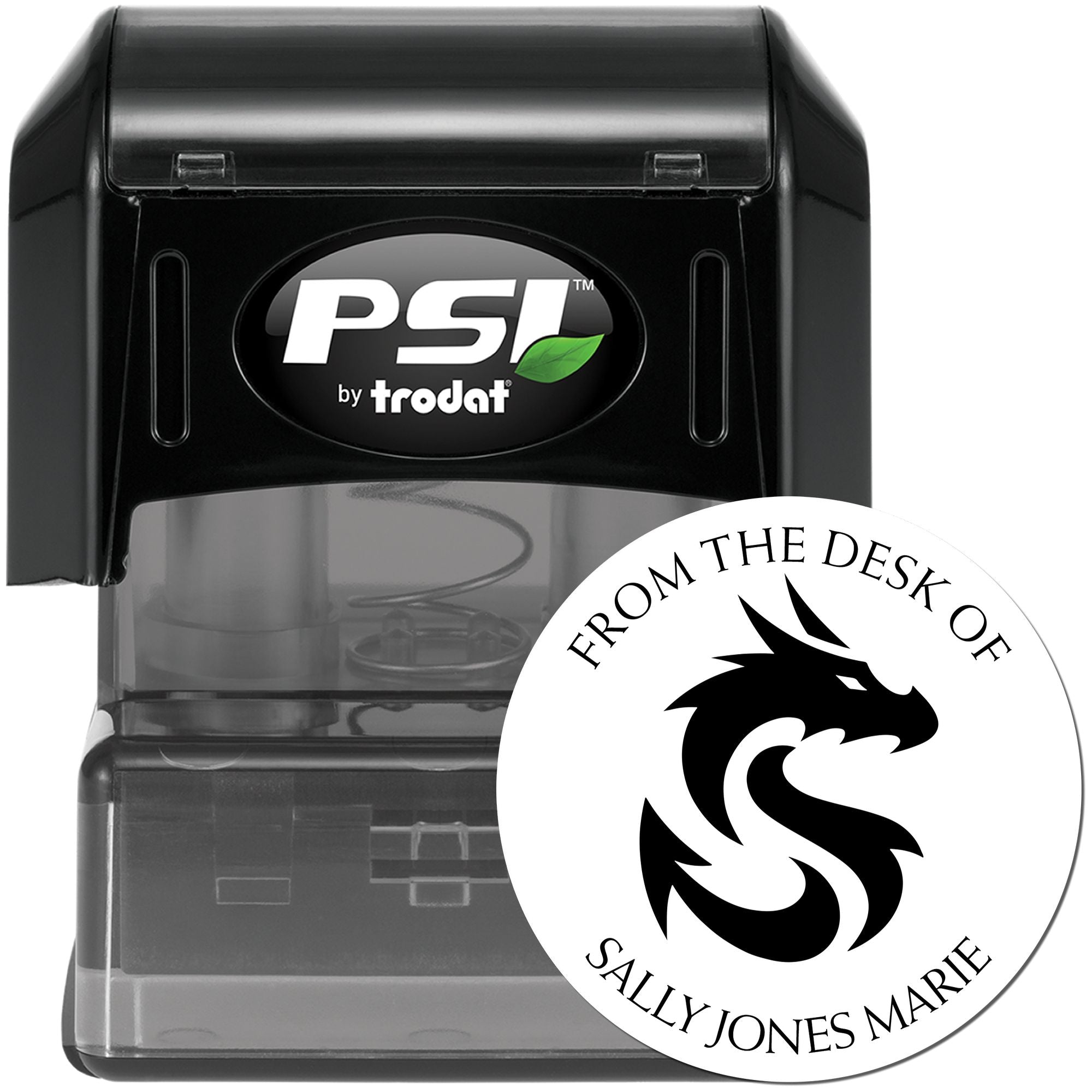 PSI Pre-Inked Ether Claw Custom Made Private Library Stamper - Engineer Seal Stamps