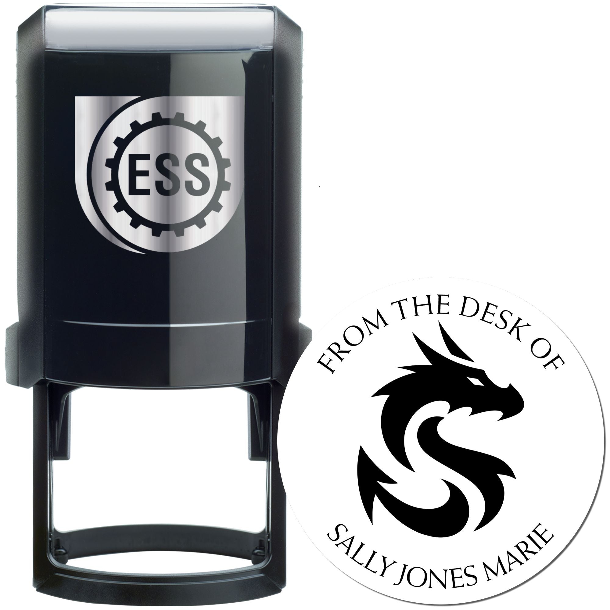 Self-Inking Ether Claw Custom Made Belongs To Stamper - Engineer Seal Stamps
