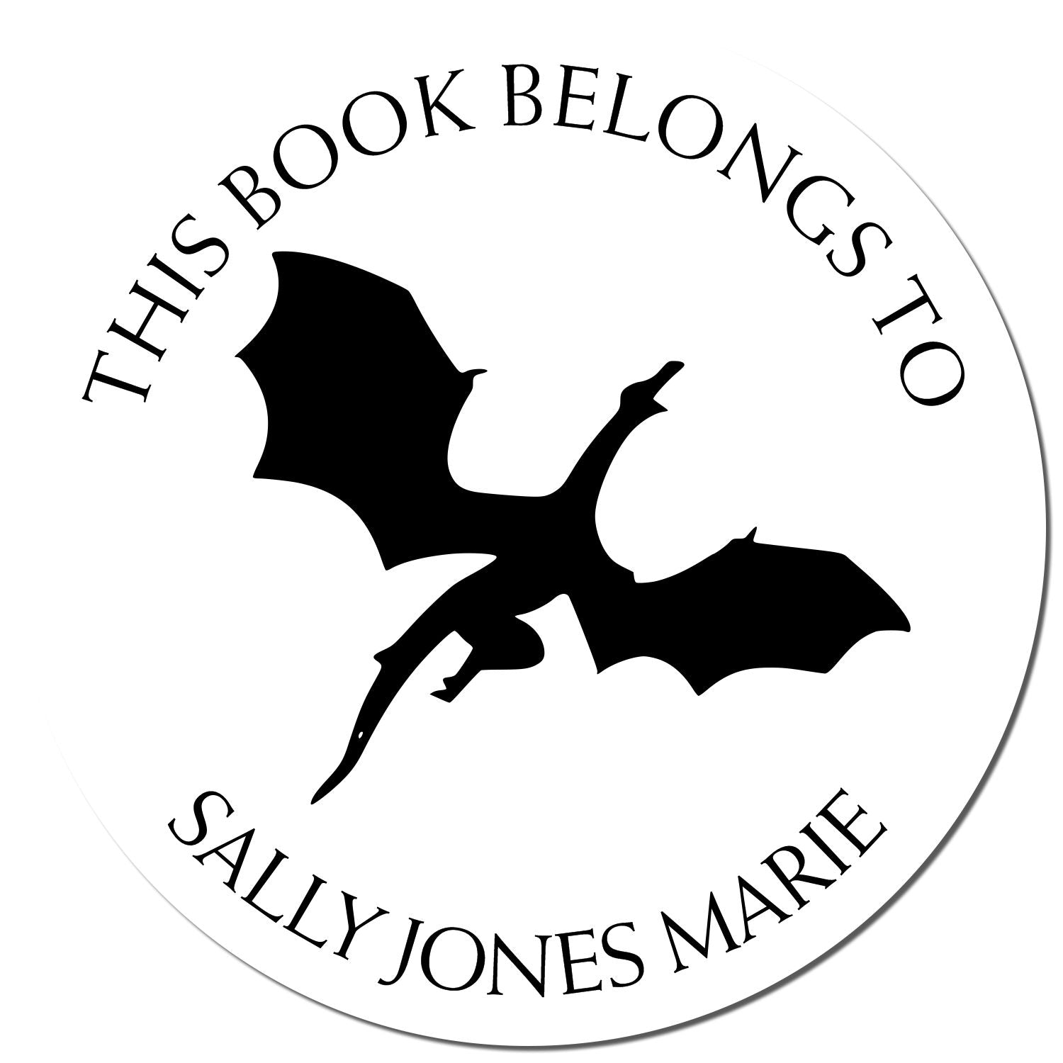 Self-Inking Galaxy Night Custom Made Bibliophile Stamper - Engineer Seal Stamps