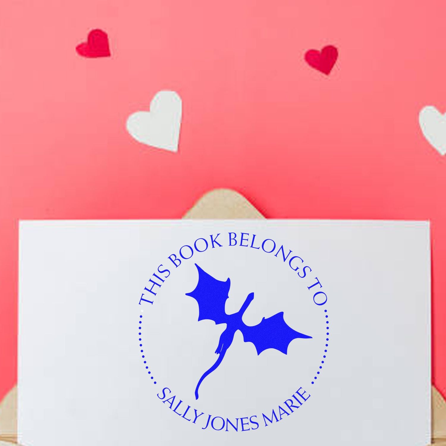 Pre-Inked Cosmos Chaser Personalized Name Stamp - Engineer Seal Stamps