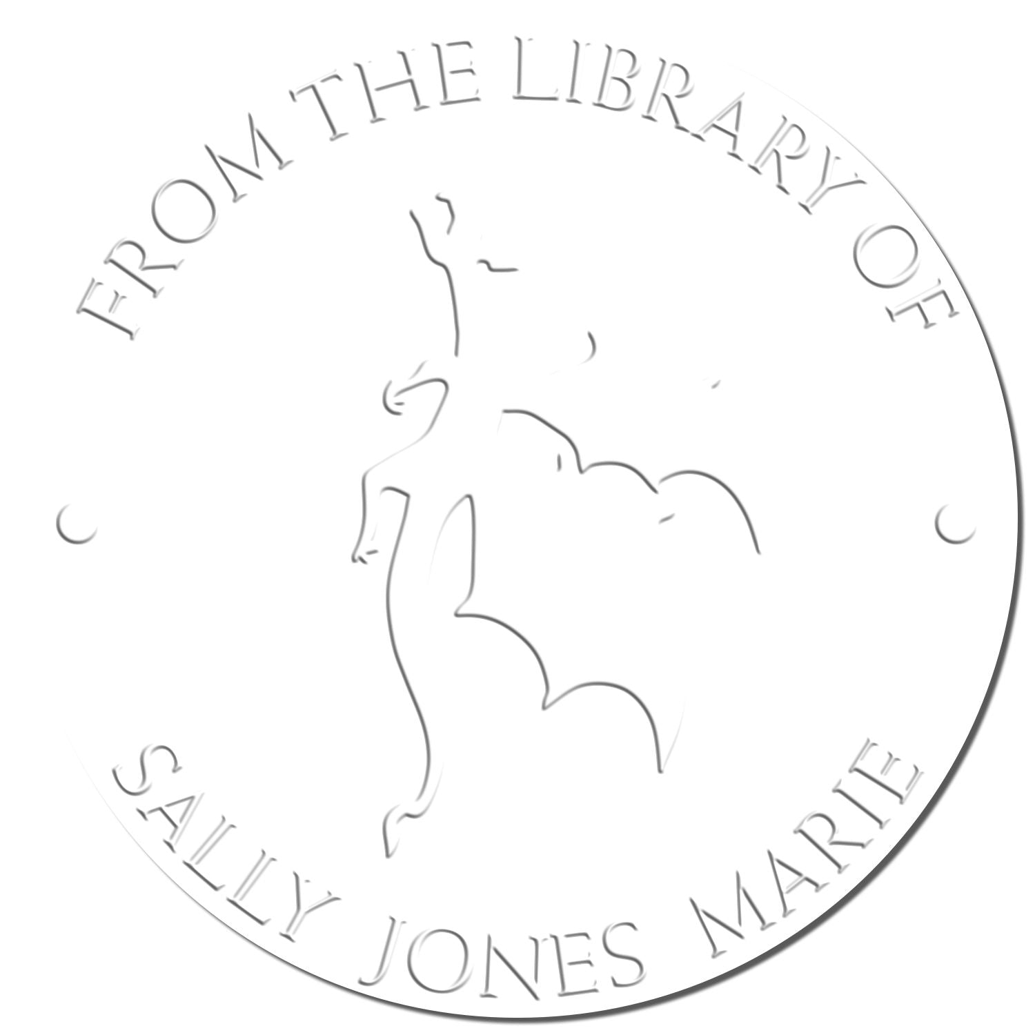 Desk Quantum Quiver Personalized Bibliophile Seal Press - Engineer Seal Stamps