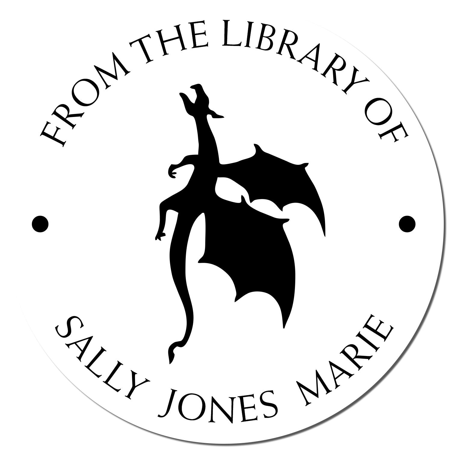 Pre-Inked Quantum Quiver Personalized Name Stamper - Engineer Seal Stamps