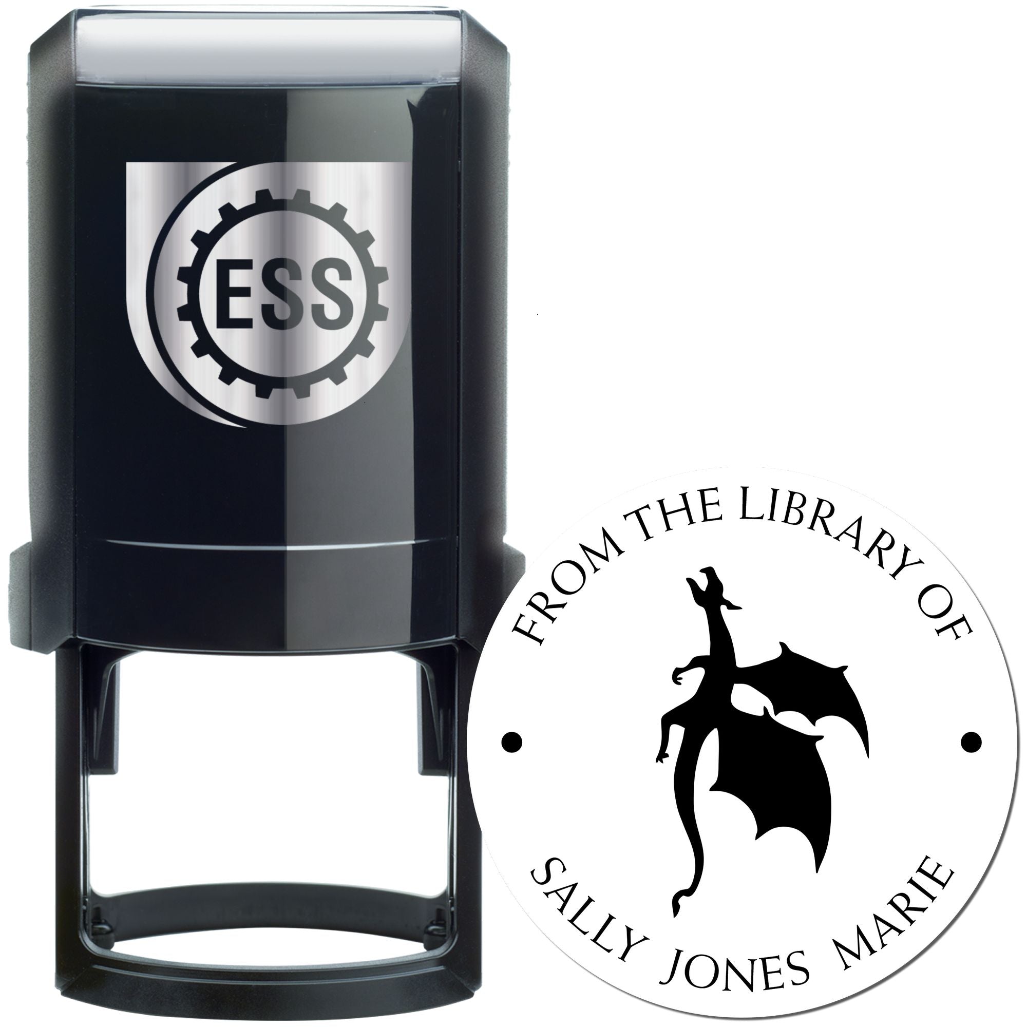 Self-Inking Quantum Quiver Custom Made Book Stamper - Engineer Seal Stamps