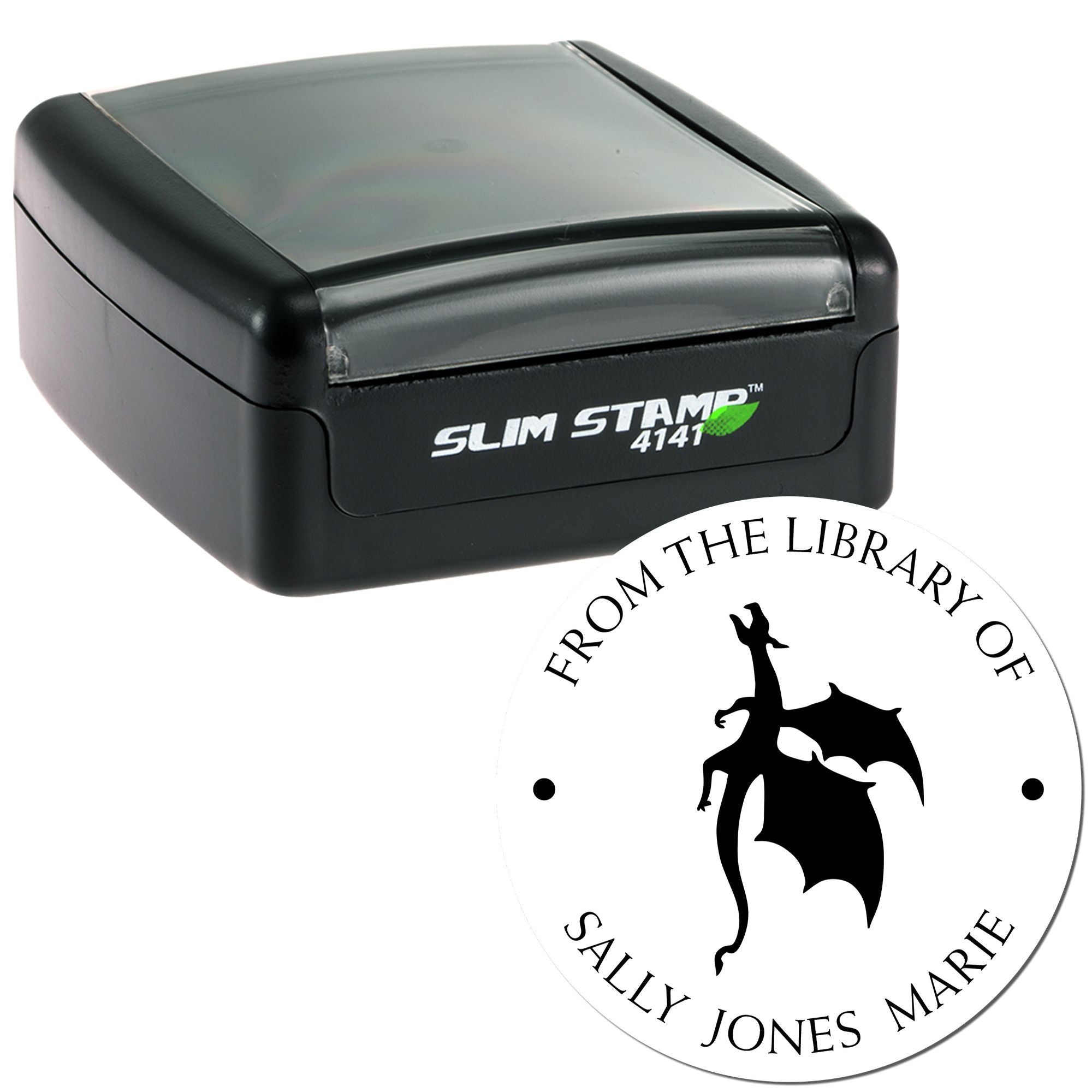 Pre-Inked Quantum Quiver Personalized Name Stamper - Engineer Seal Stamps