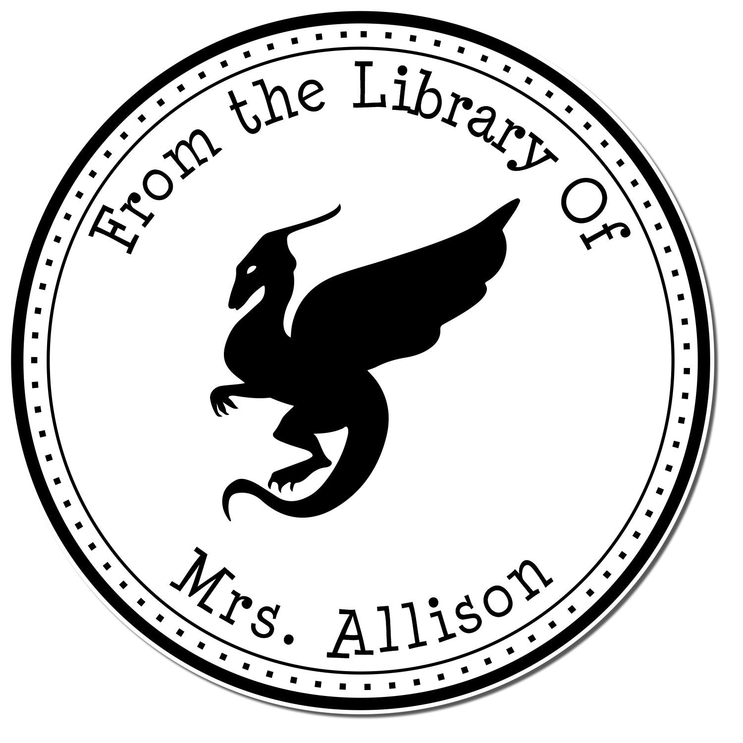 PSI Pre-Inked Orion Smoke Custom Made Read It Love It Return It Stamper - Engineer Seal Stamps