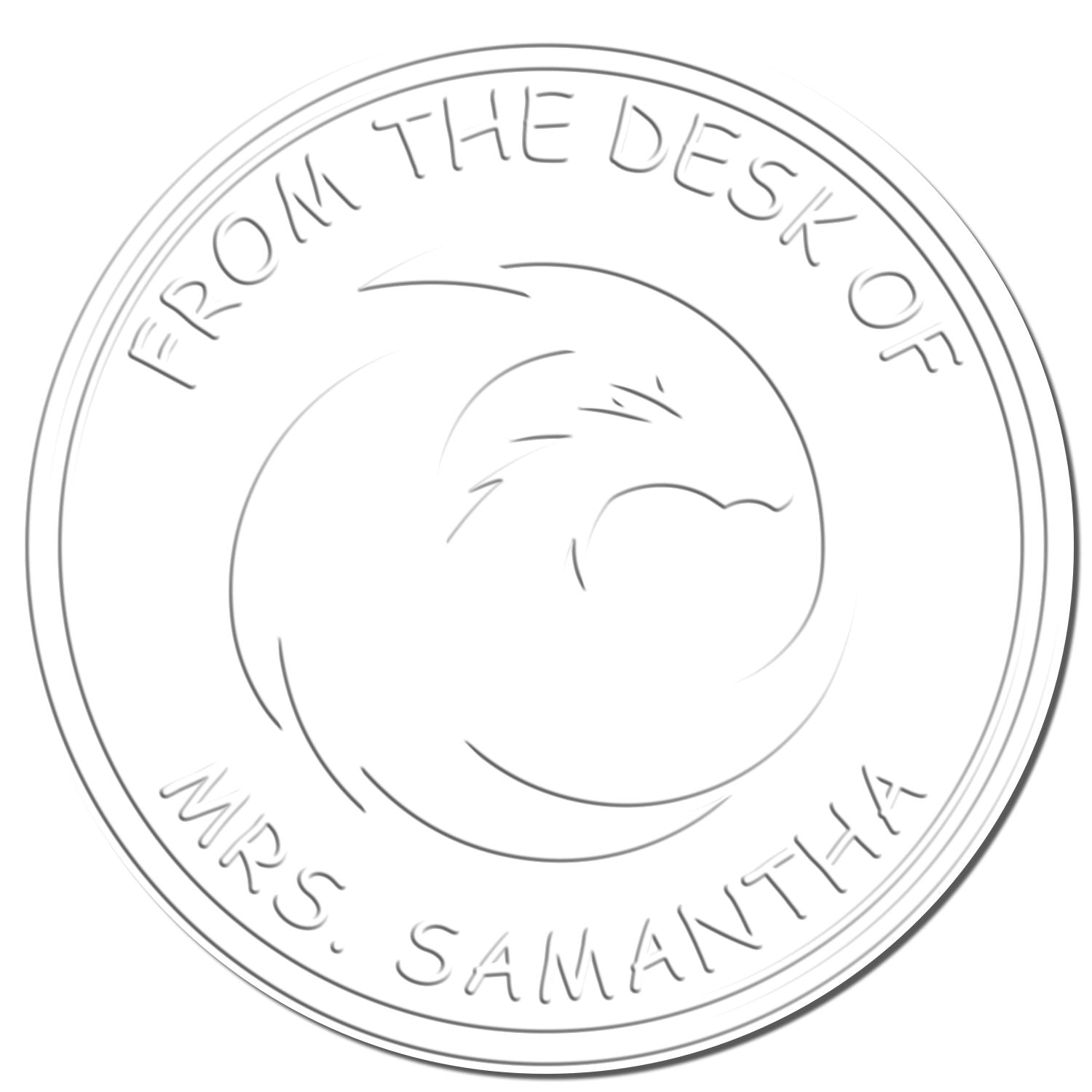 Hybrid Eclipse Echo Personalized Bookplate Seal Press - Engineer Seal Stamps