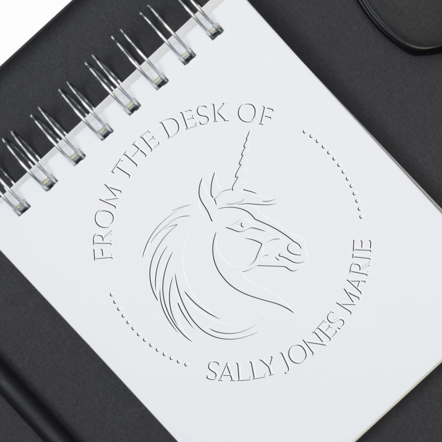 Soft Magicwhisper Magical Unicorn Customized Library Book Embossing Seal - Engineer Seal Stamps