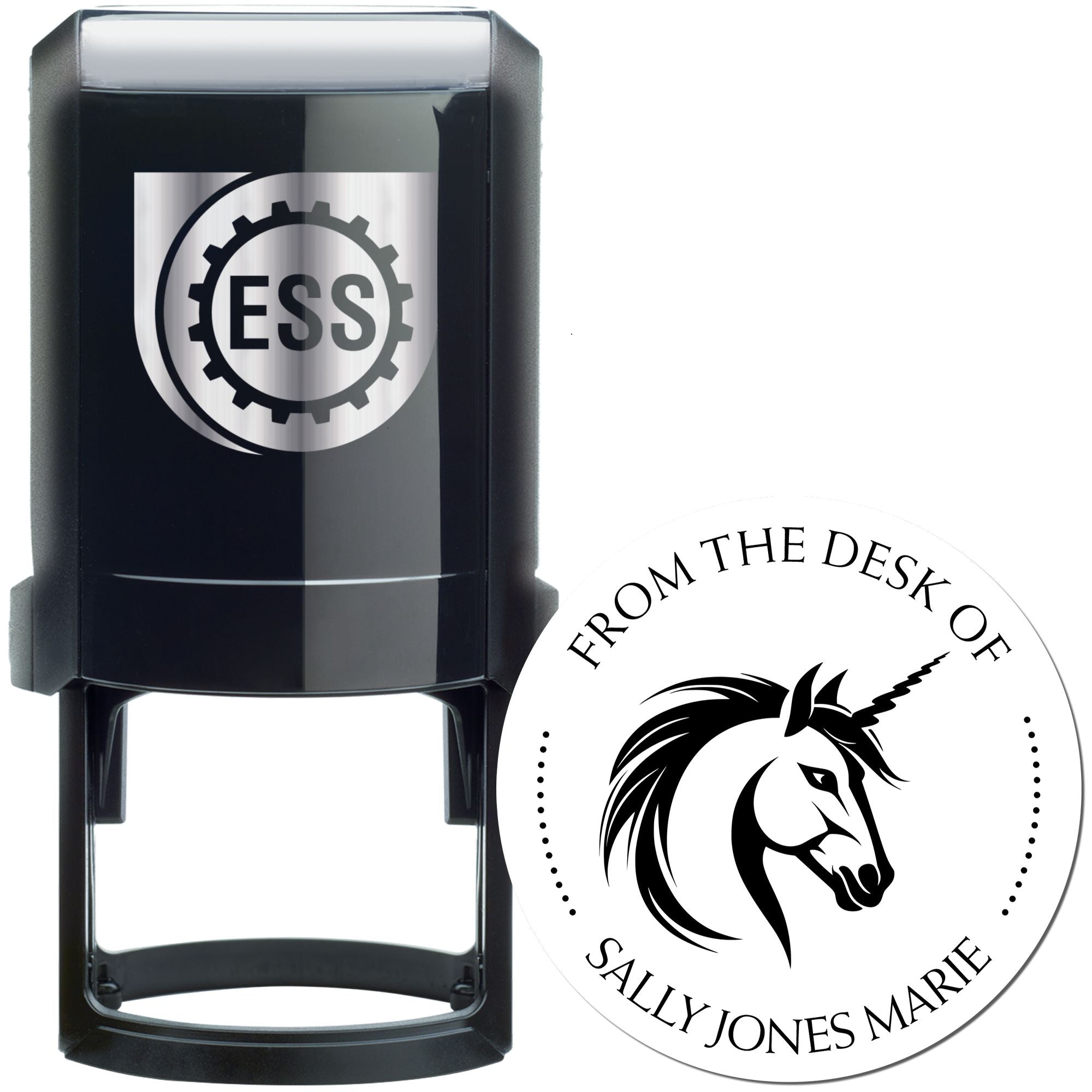 Magicwhisper Magical Unicorn Self-Inking Custom From The Private Library Of Stamp - Engineer Seal Stamps